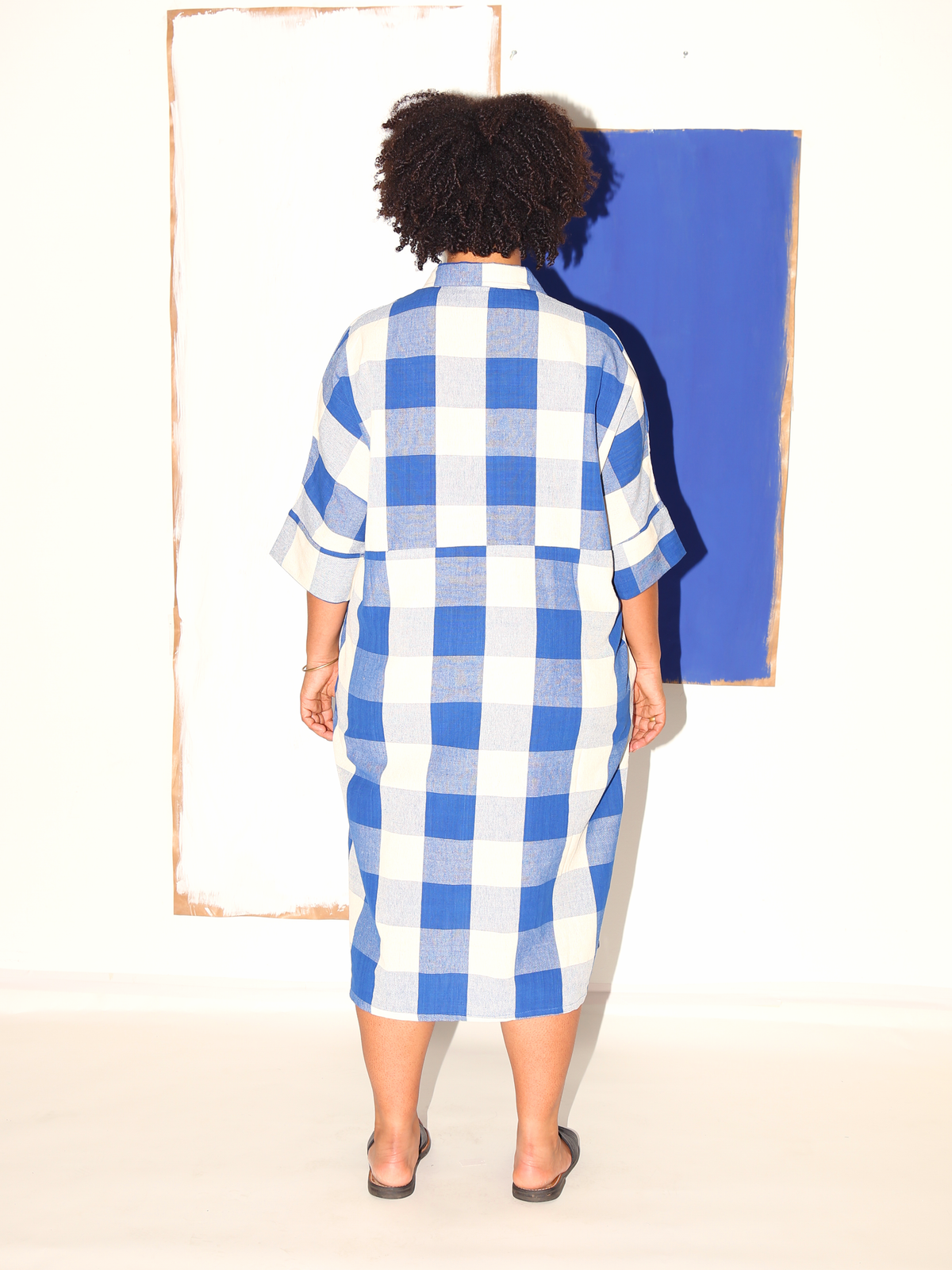 AMIRI Dress / Blue Check