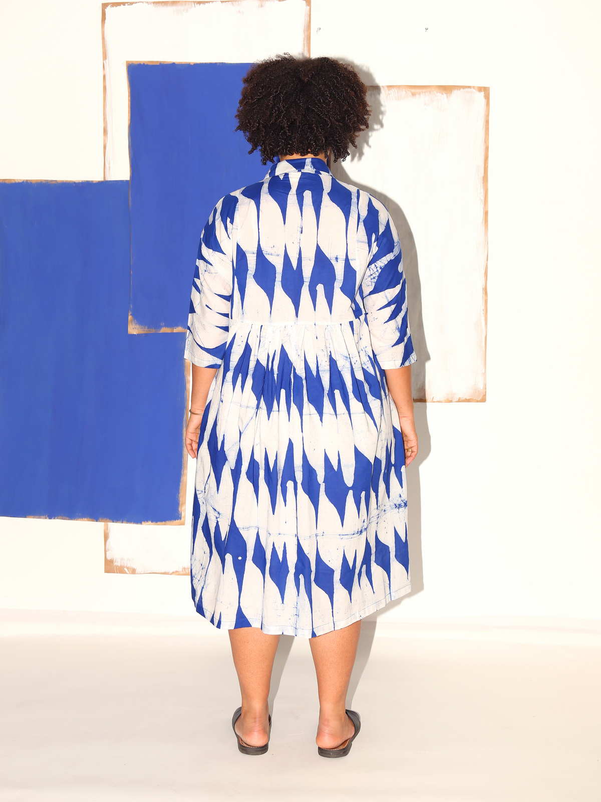 MARLI Dress / Blue Flags