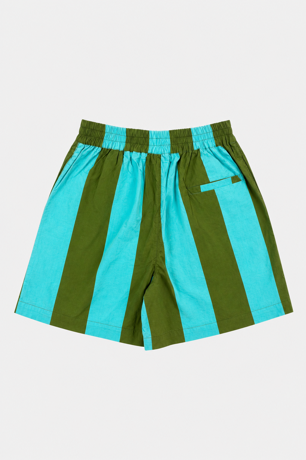 BABI Shorts / Aqua Stripes