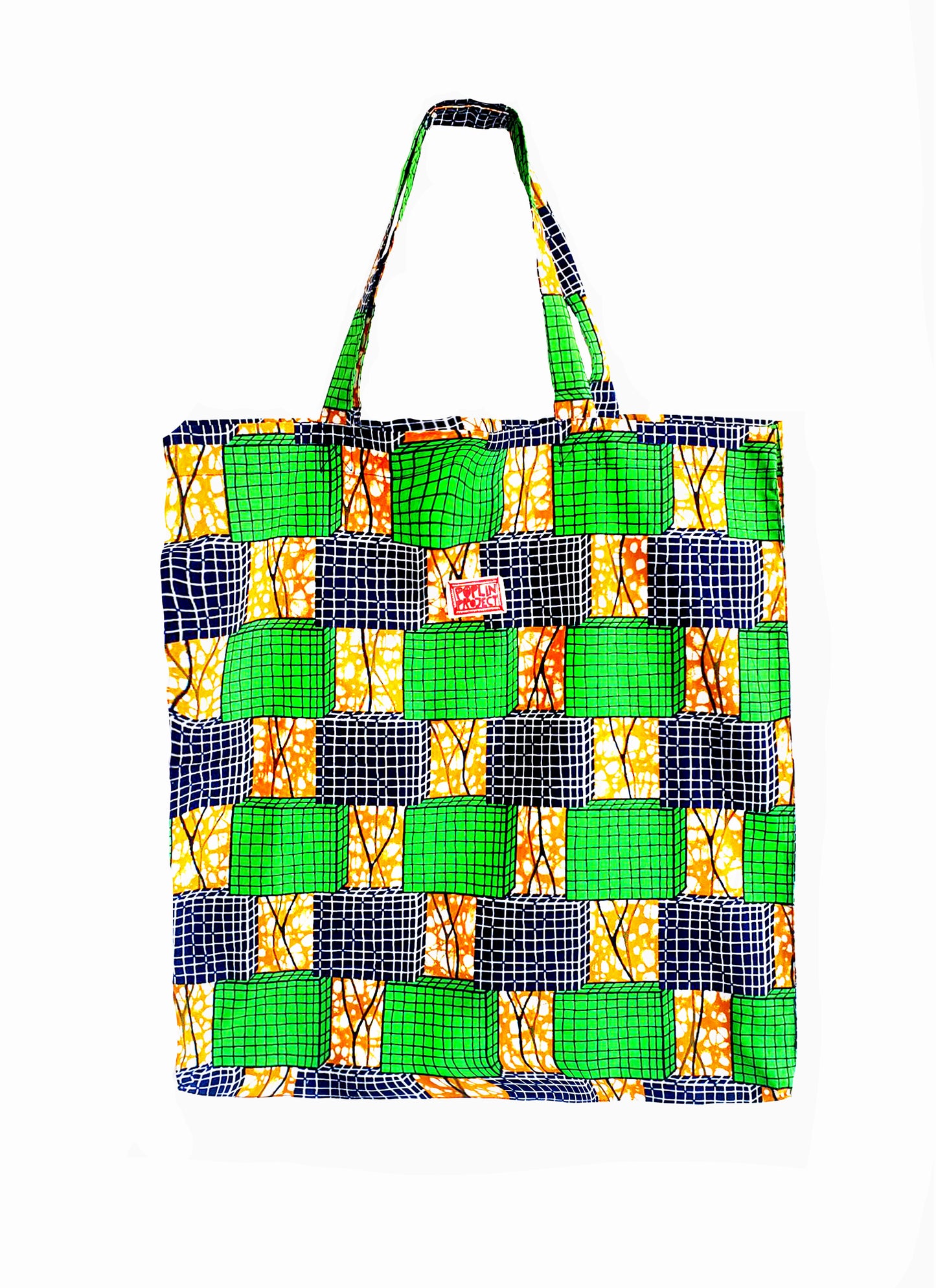 BOBO XL Shopper/ Green Check Board