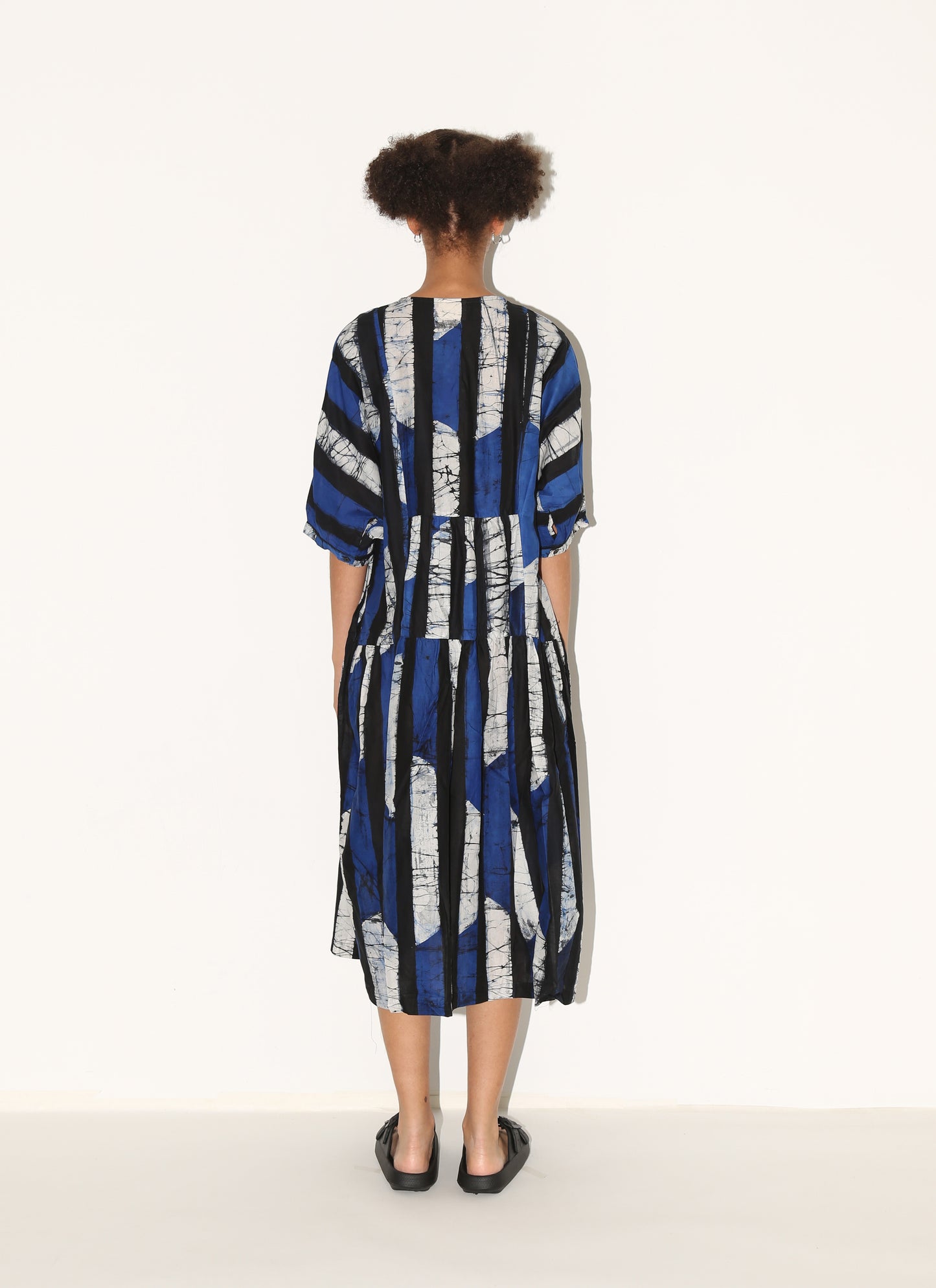 CHIMA Dress / Blue Kente