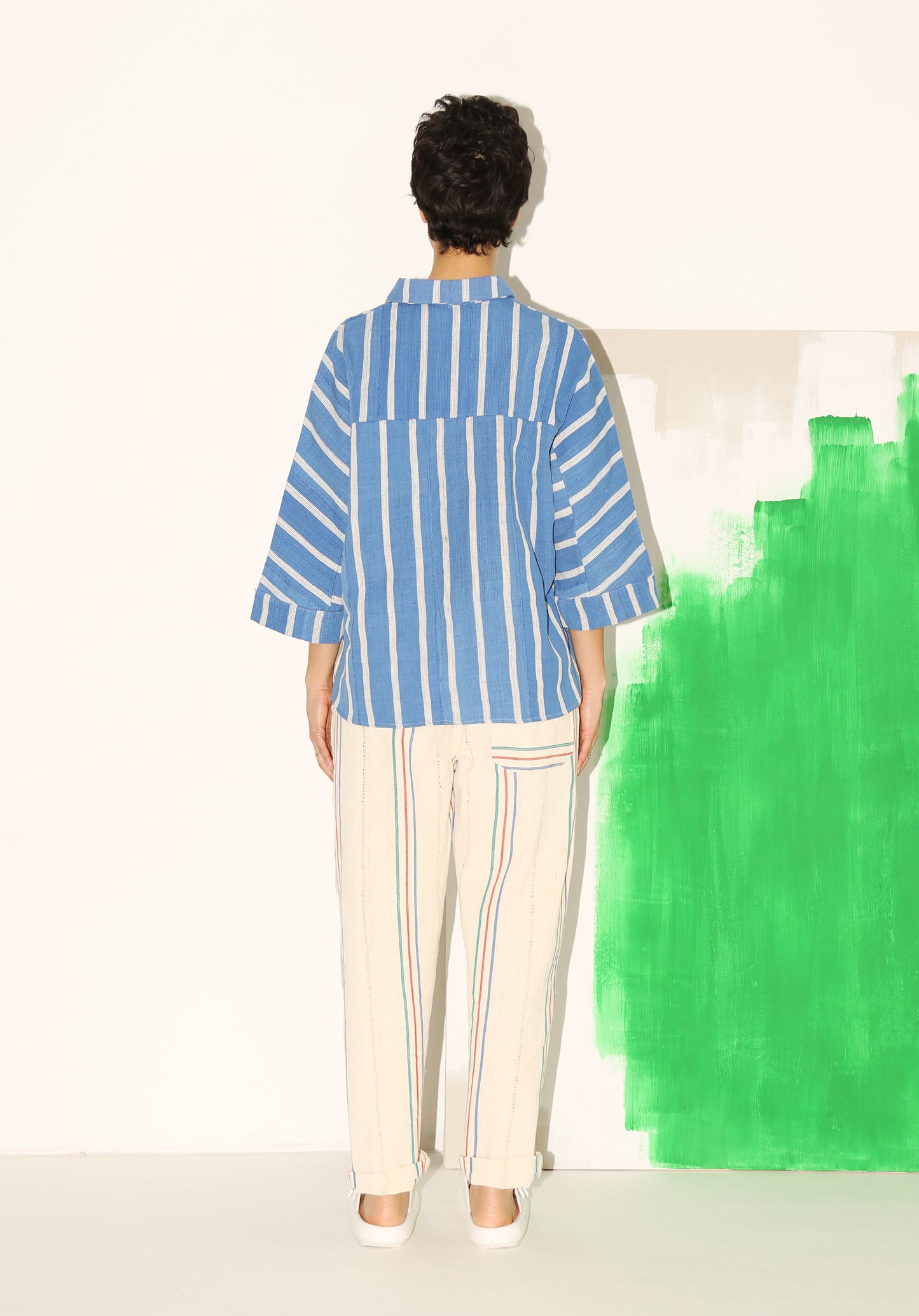 SORO Pants/ Crochet Stripes