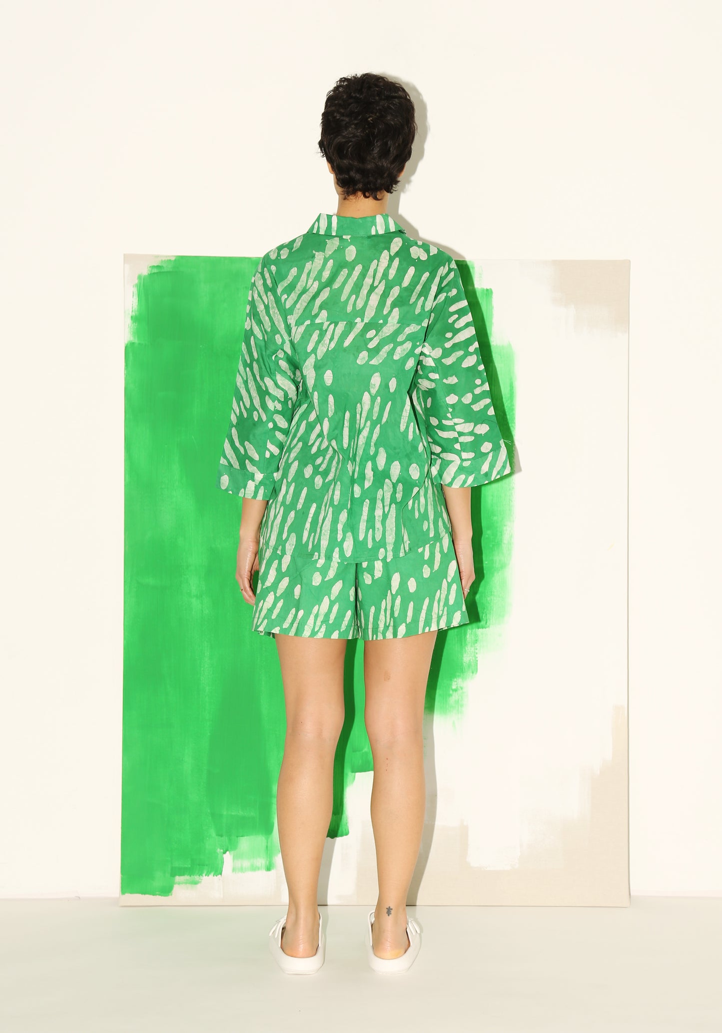 BABI Shorts/ Green Shadow