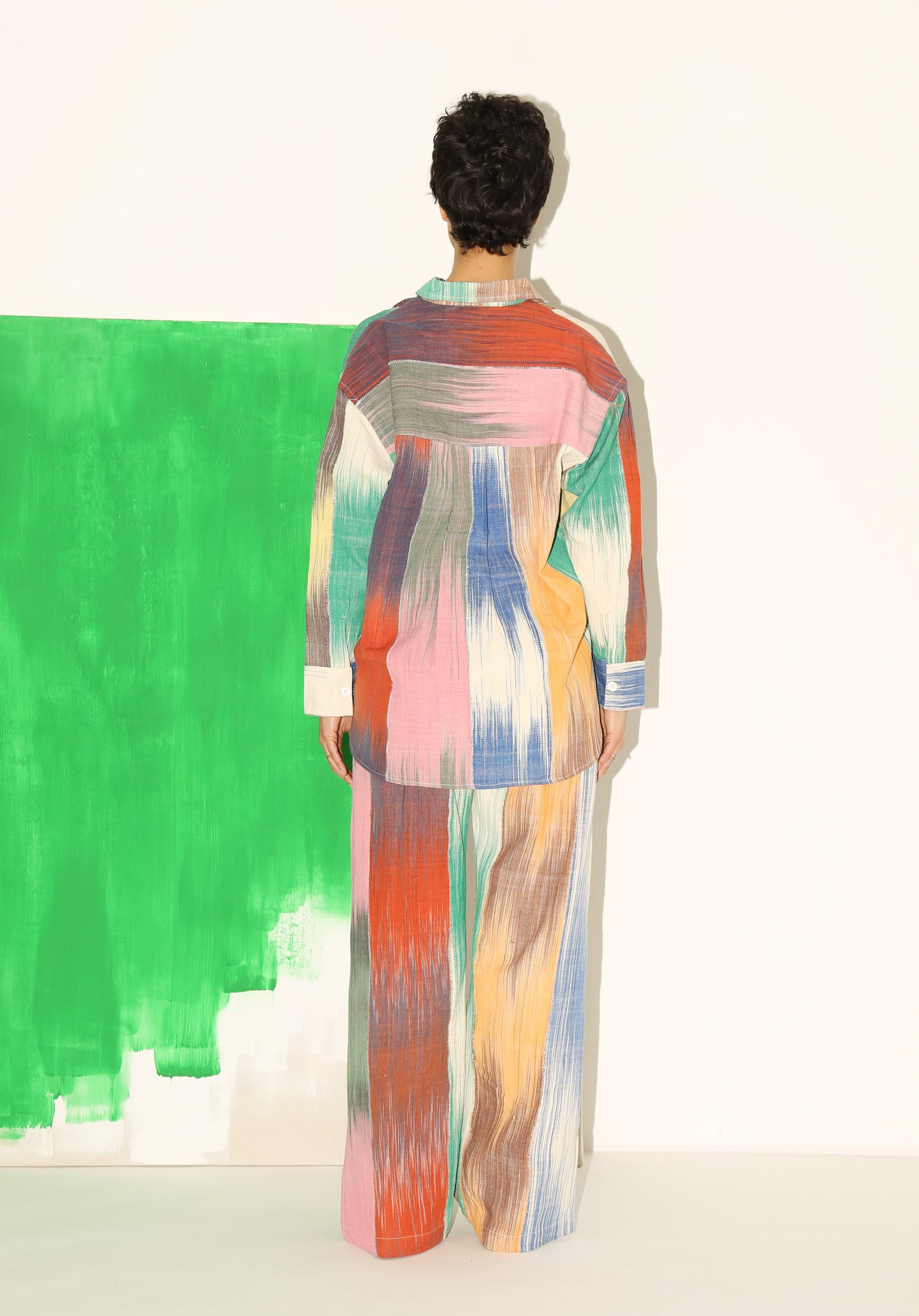 TAMALA Shirt/ Rainbow Ikat