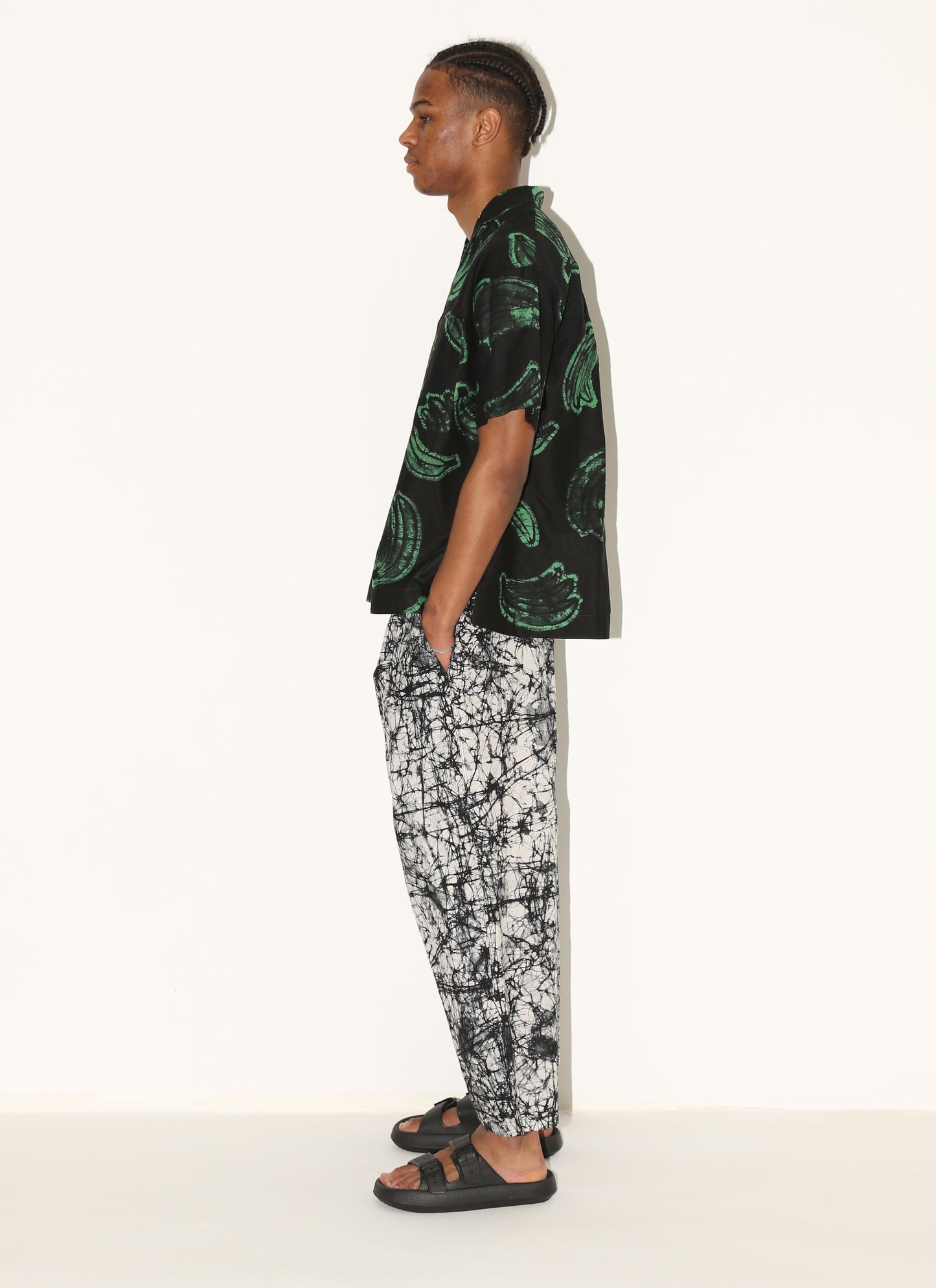 KHALIL Pants/ White Noise