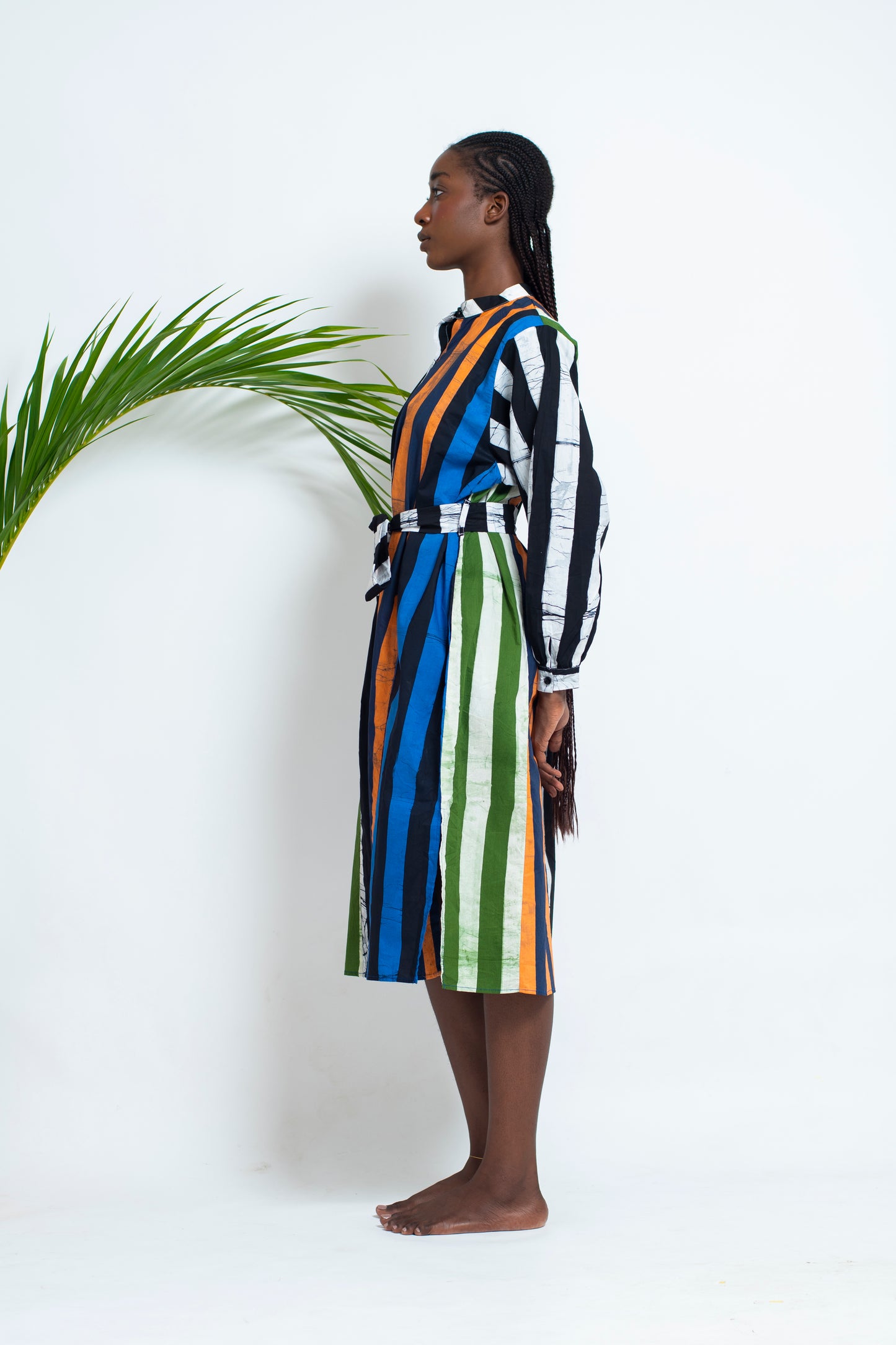 KAMALI Dress / Mixed Stripes