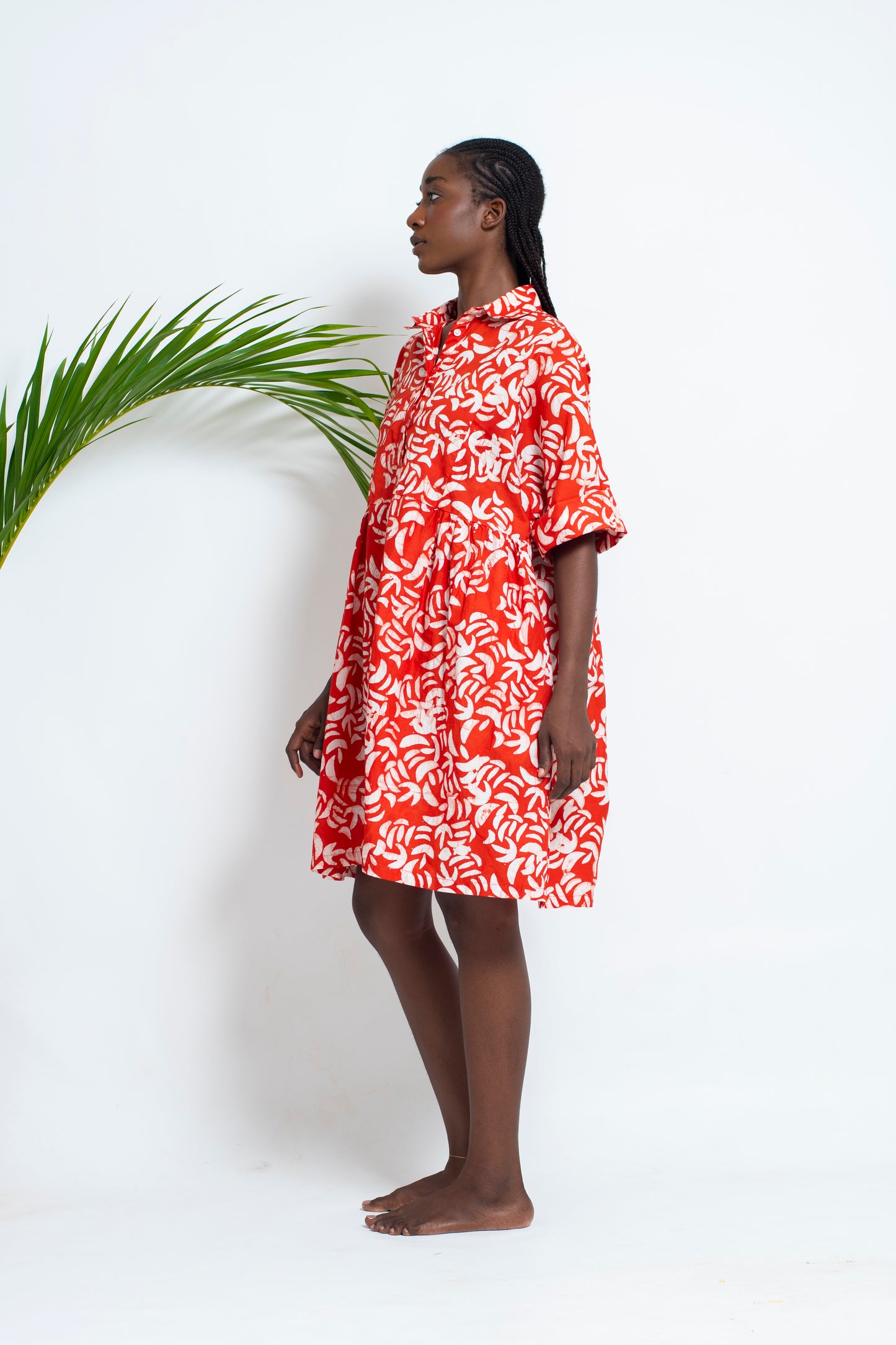 MARLI Dress / Red Leaves