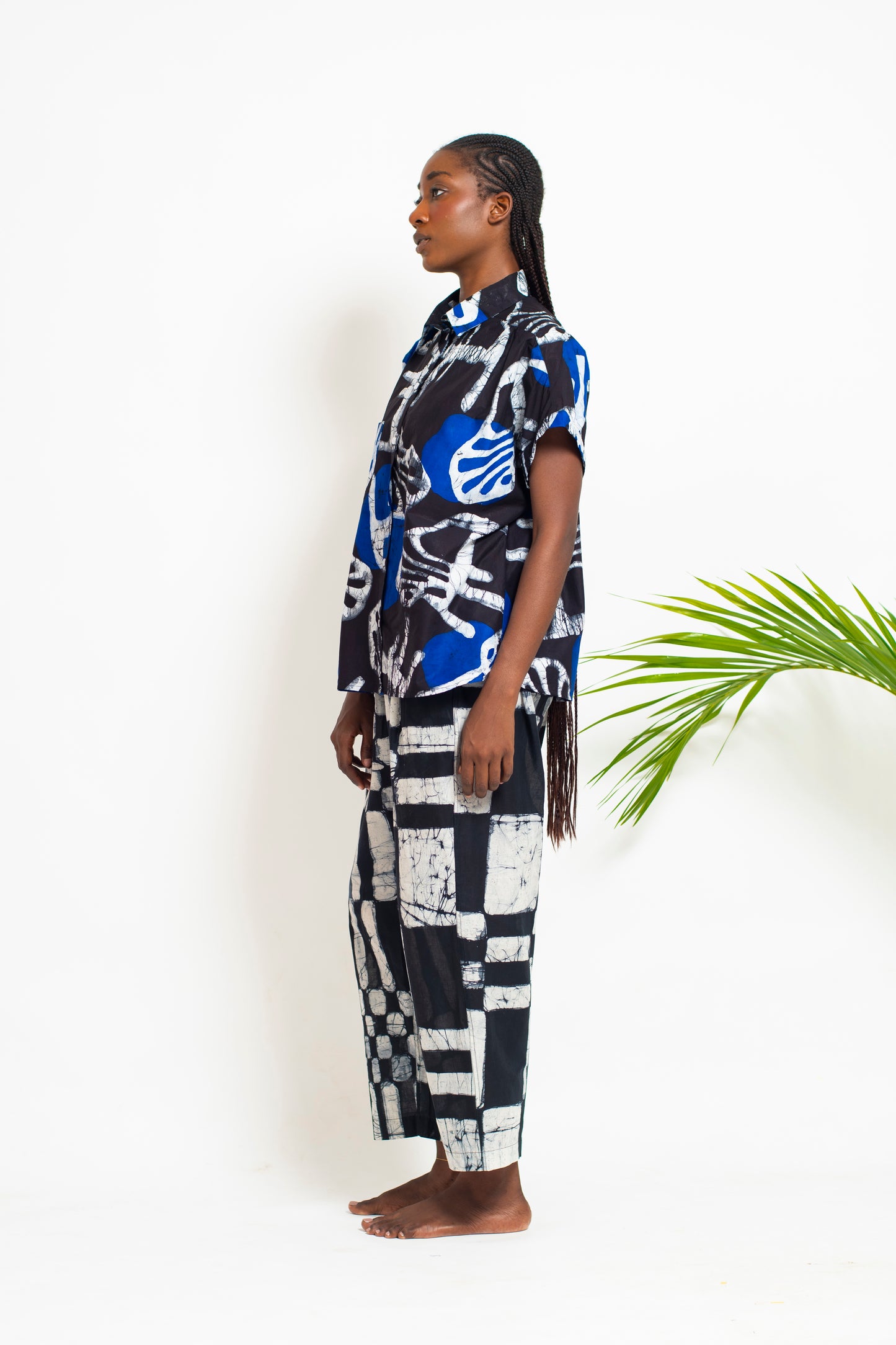 TAMIRA Shirt / Garden Chair Blue