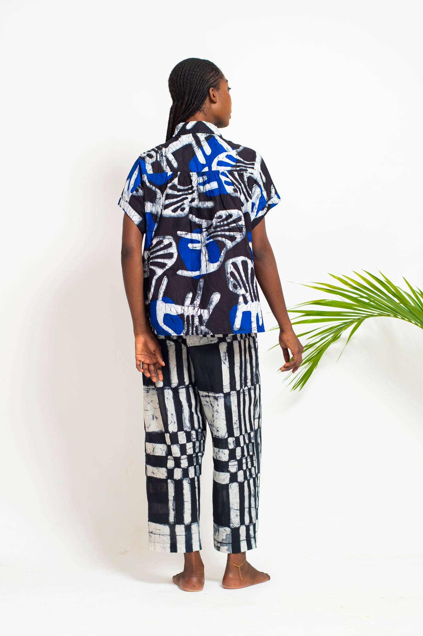 TAMIRA Shirt / Garden Chair Blue