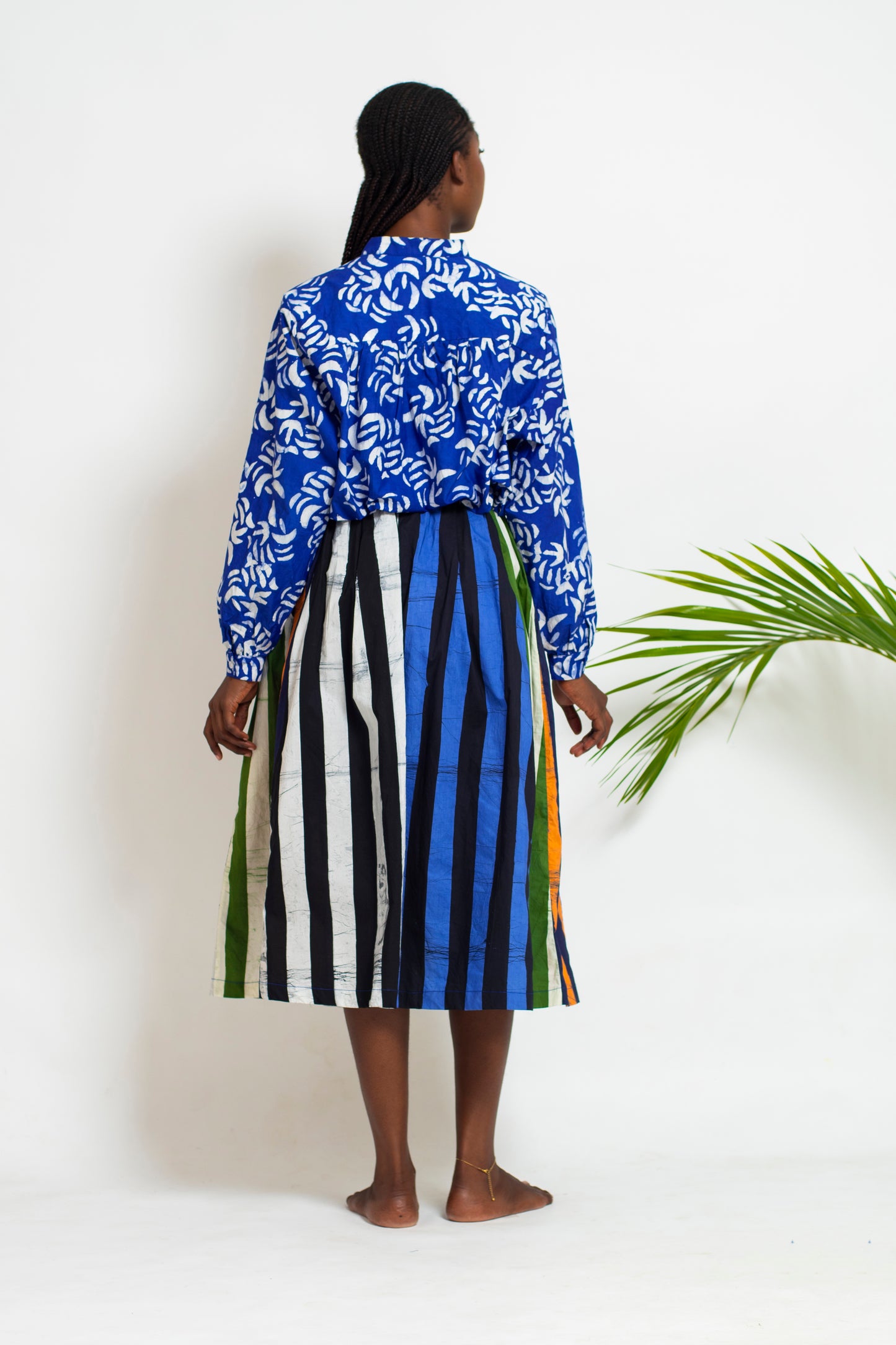 OULA Skirt / Mixed Stripes