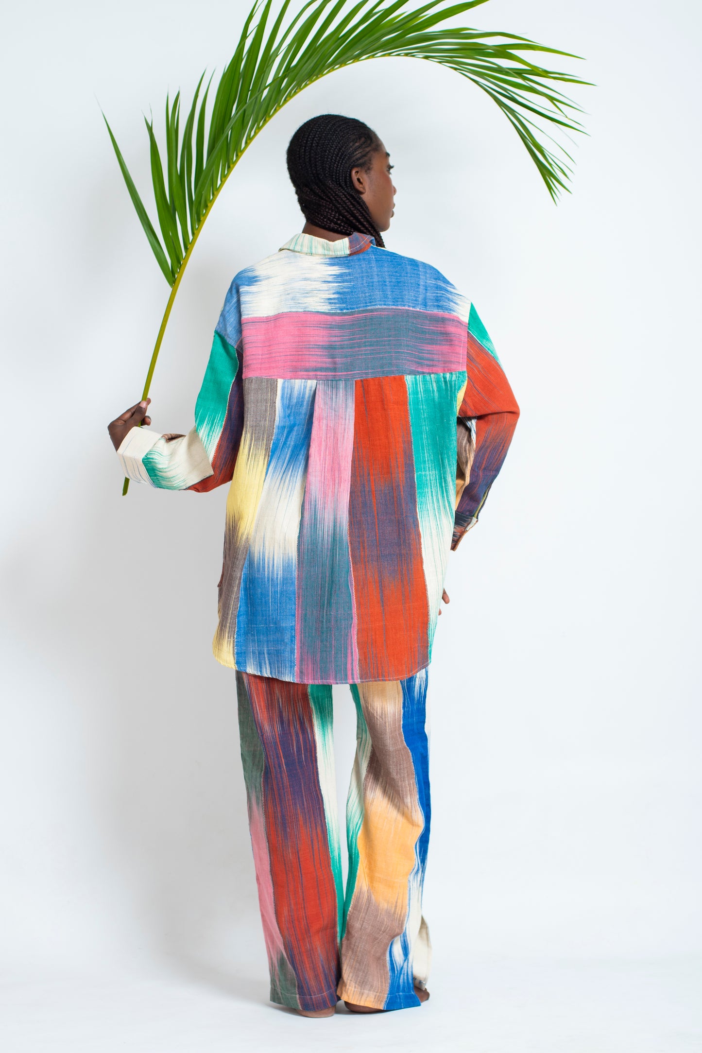 TESHI Pants/ Rainbow Ikat