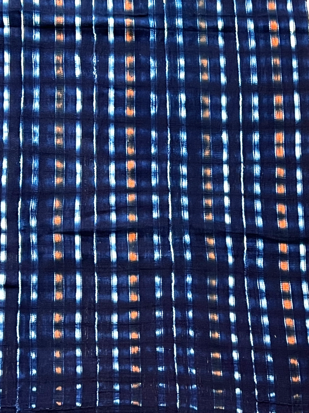 INDIGO Blanket/ Orange Lanes