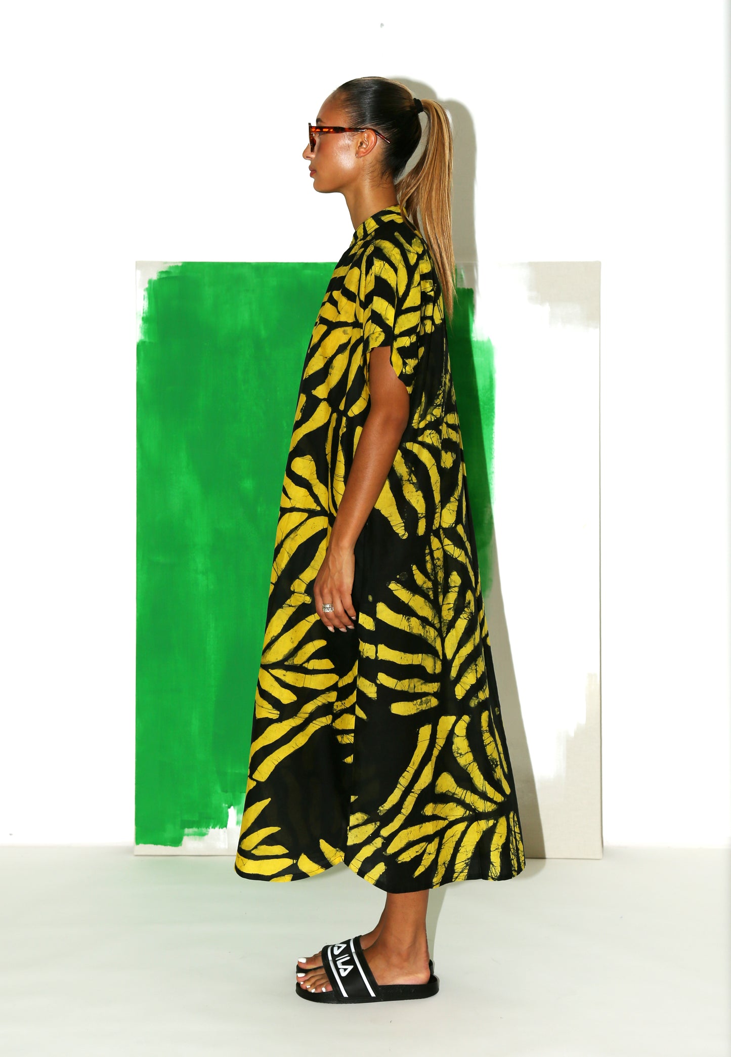 AMAN Dress/ Palmiers Jaunes