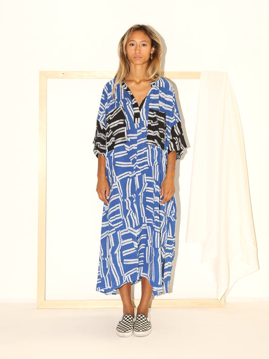 JUNO Dress / Blue Directions