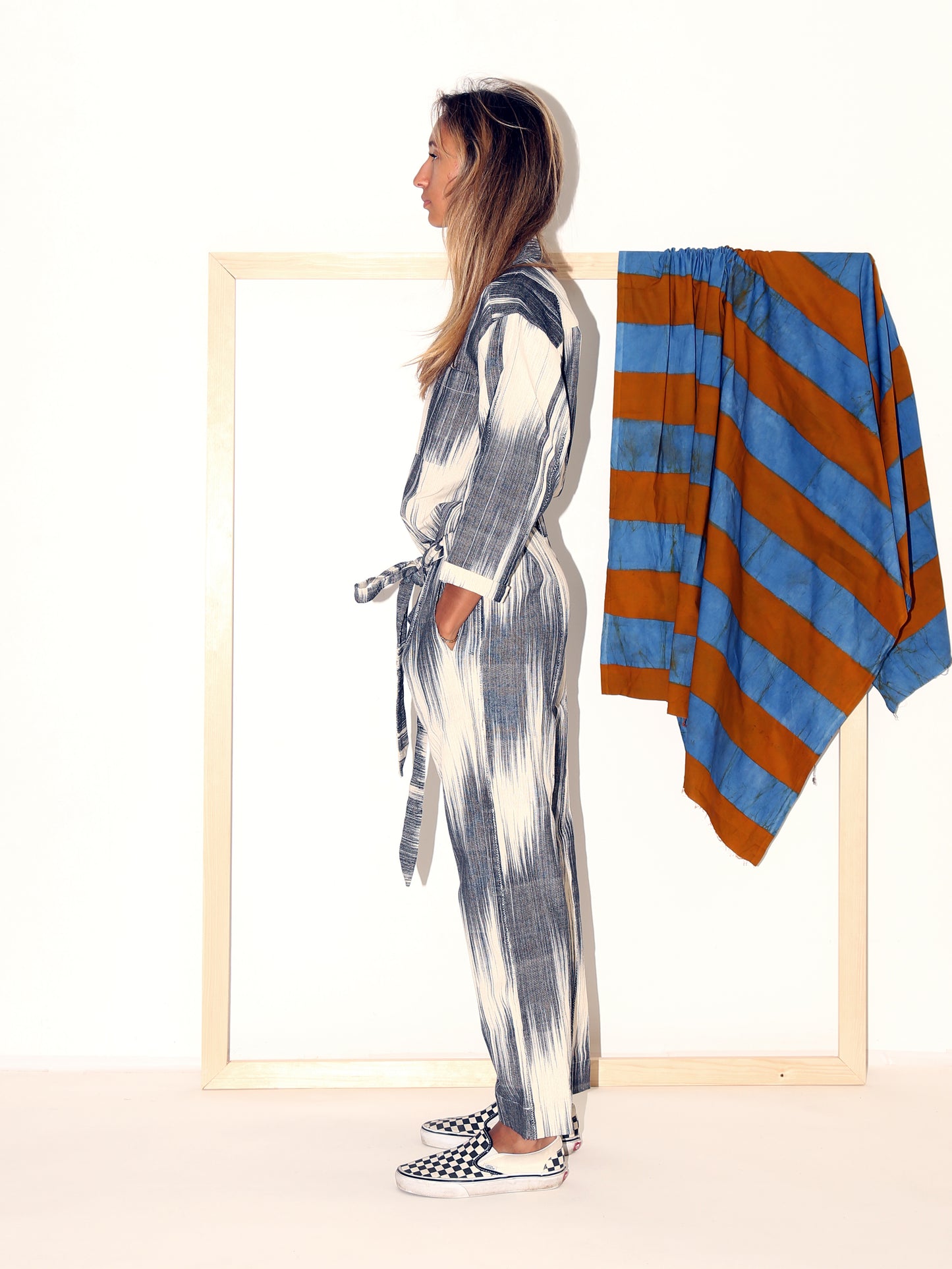 SABA Jumpsuit/ Black White