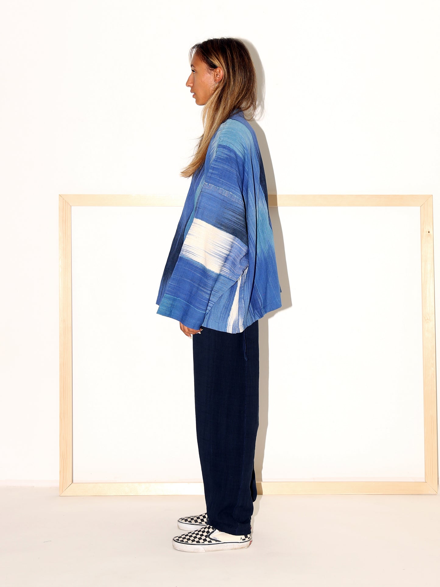 TONI Kimono Jacket/ Blue Ikat