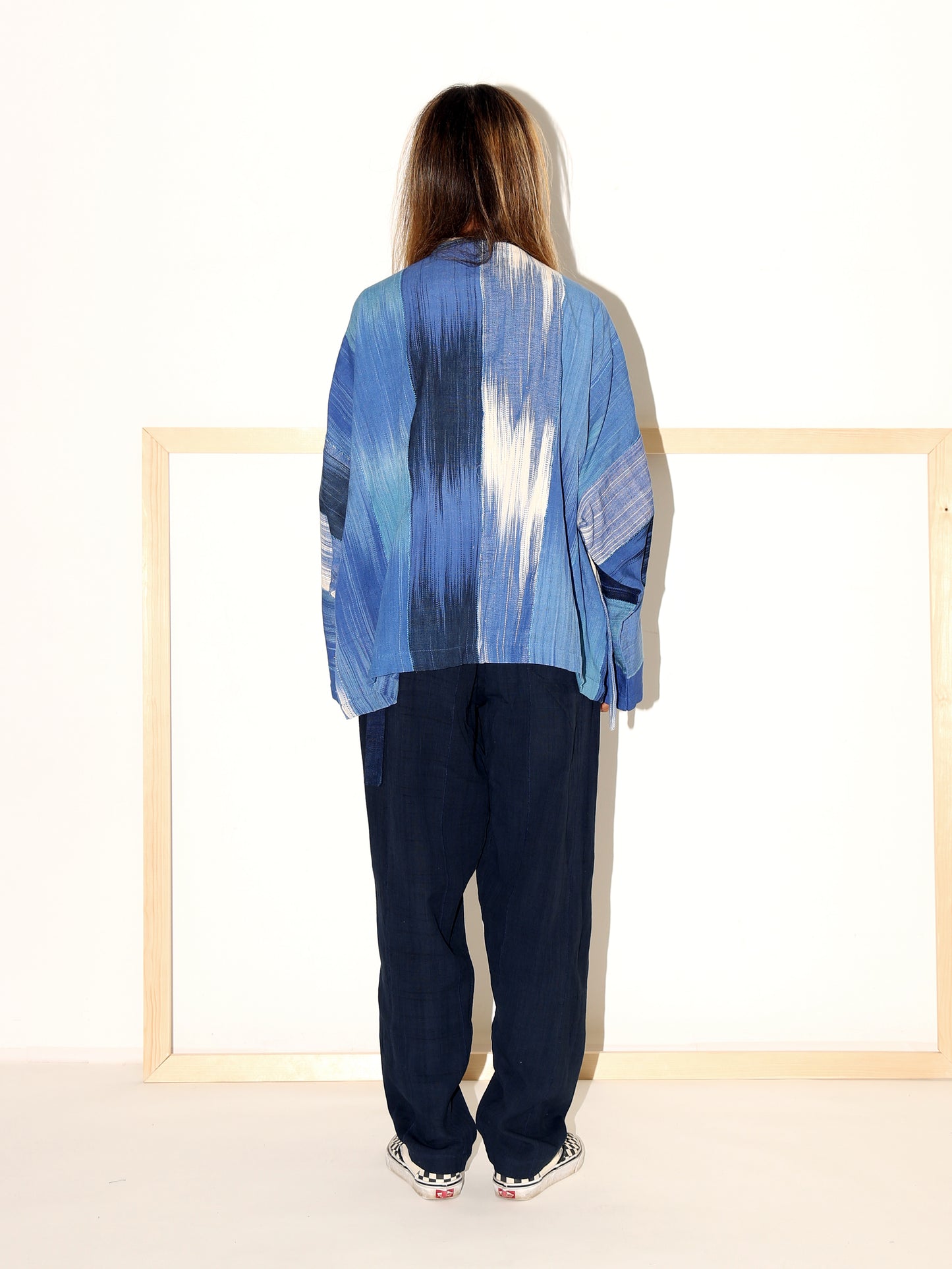 TONI Kimono Jacket/ Blue Ikat