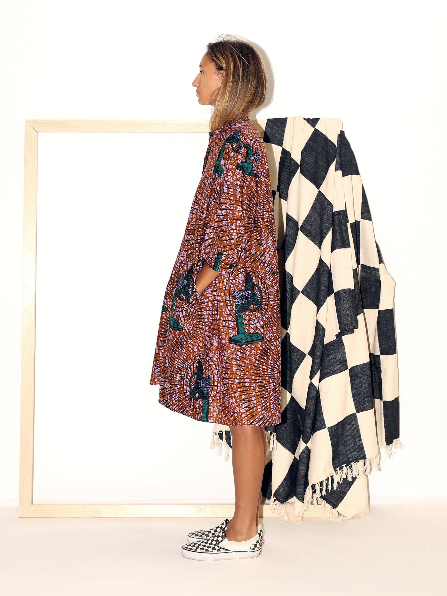 ZOLA Dress / Purple Fans