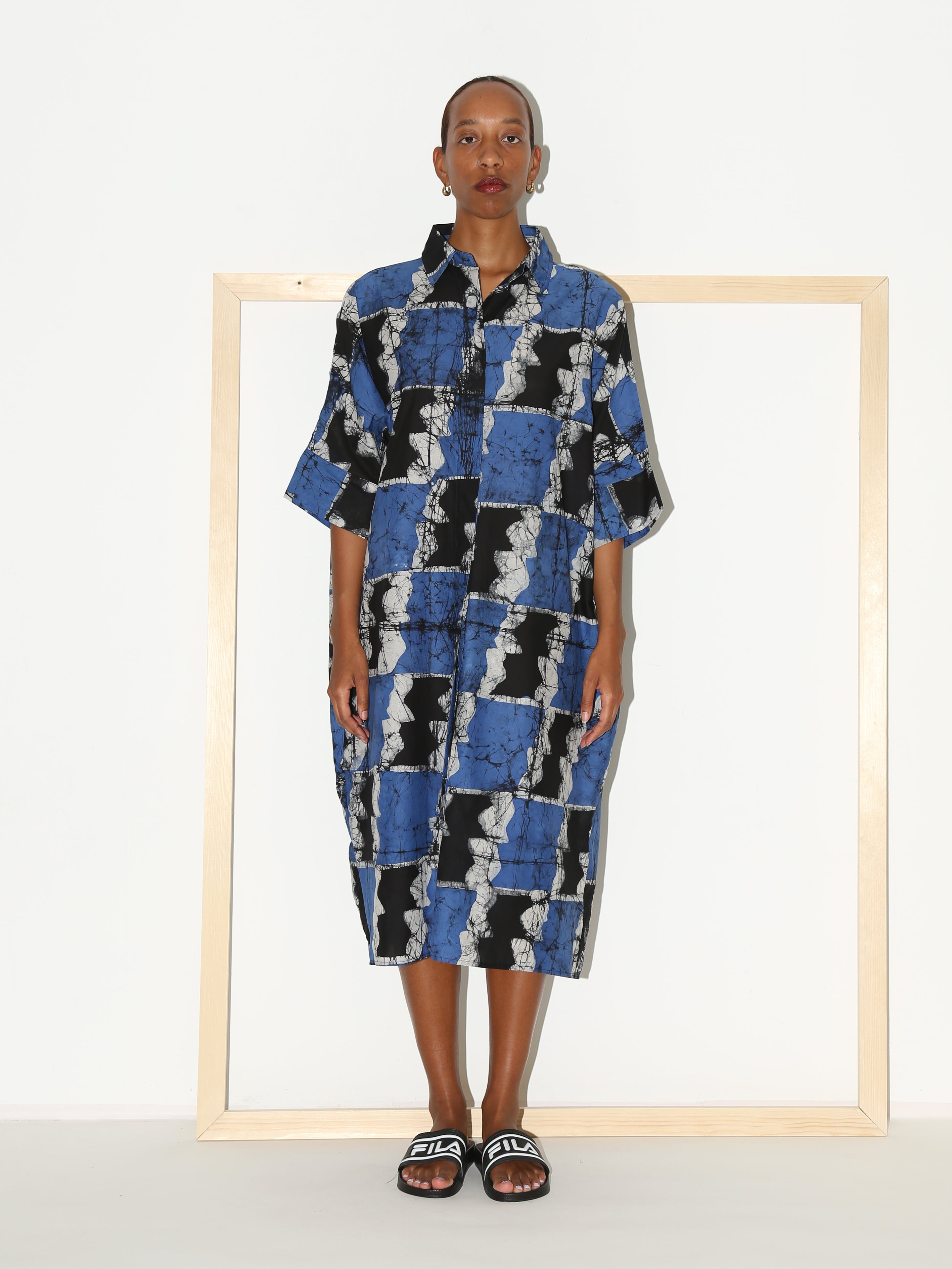 AMIRI Dress / Blue Waves – Poplin Project