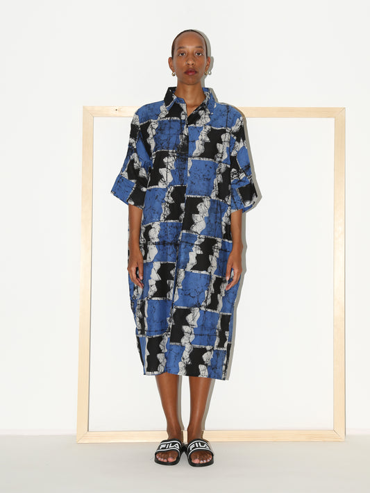 AMIRI Dress / Blue Waves