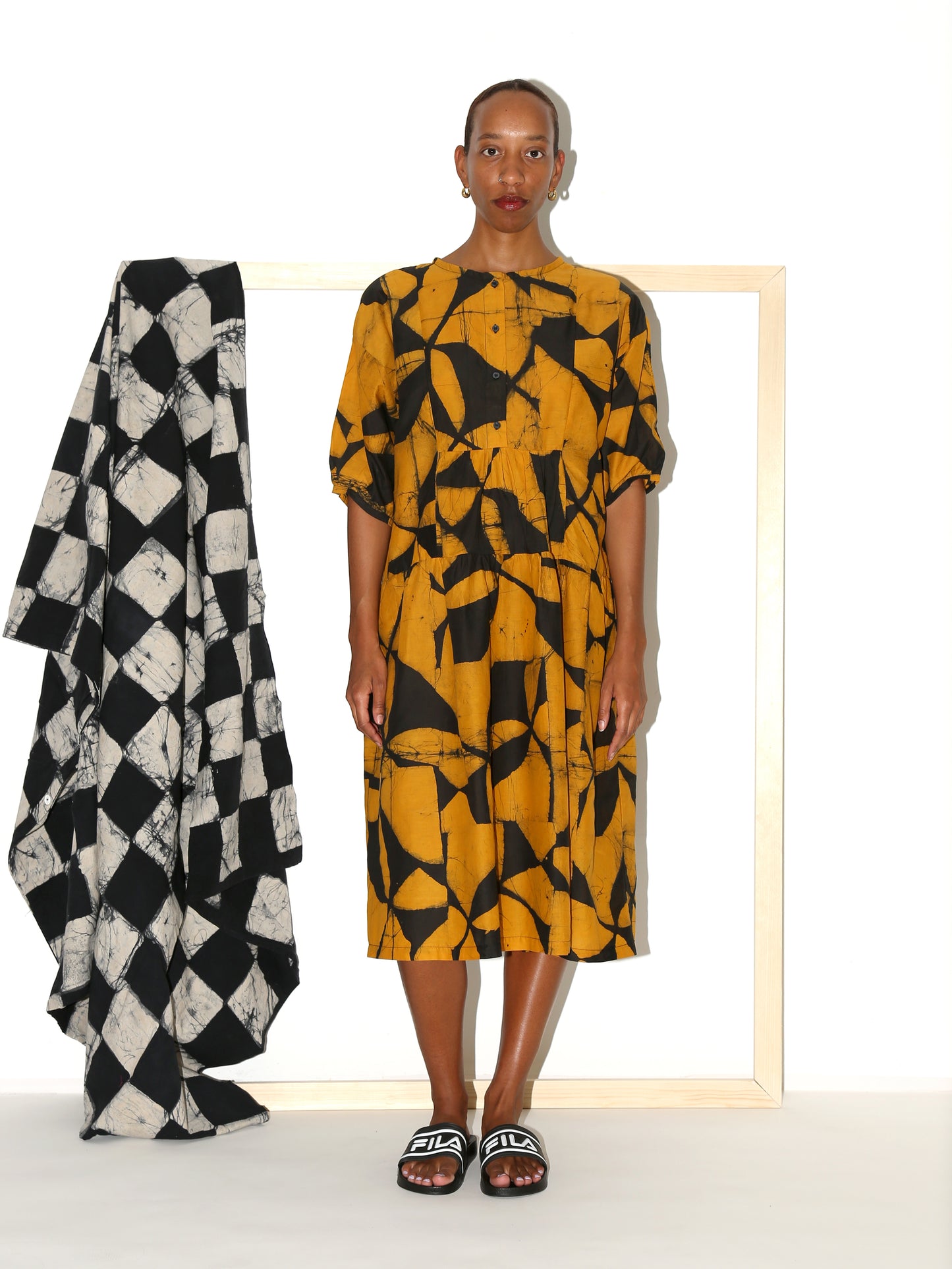 CHIMA Dress / Yellow Plaza