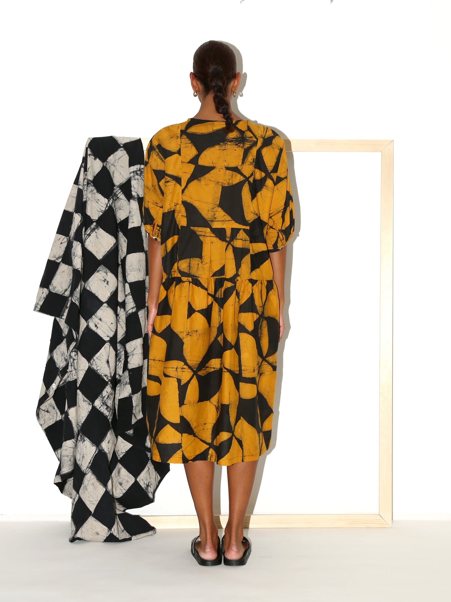 CHIMA Dress / Yellow Plaza