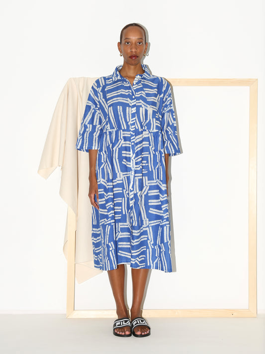 MARLI Dress / Blue Directions
