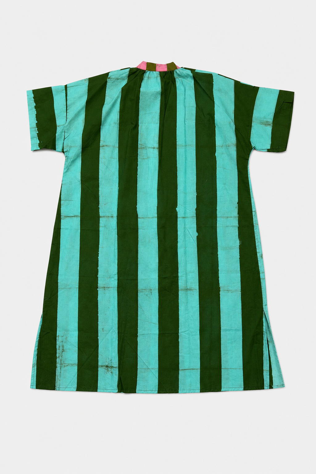 JUNO Dress / Aqua Stripes