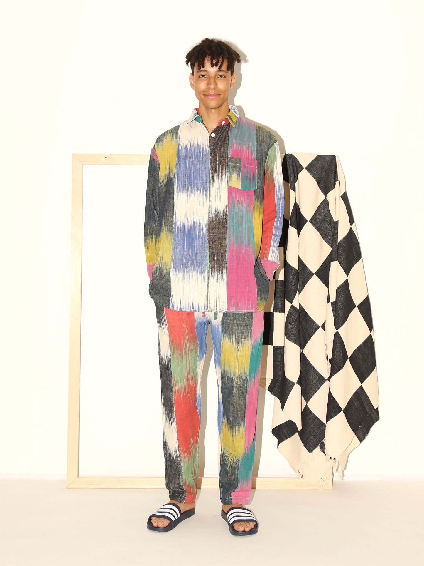 SORO Pants/ Rainbow Ikat