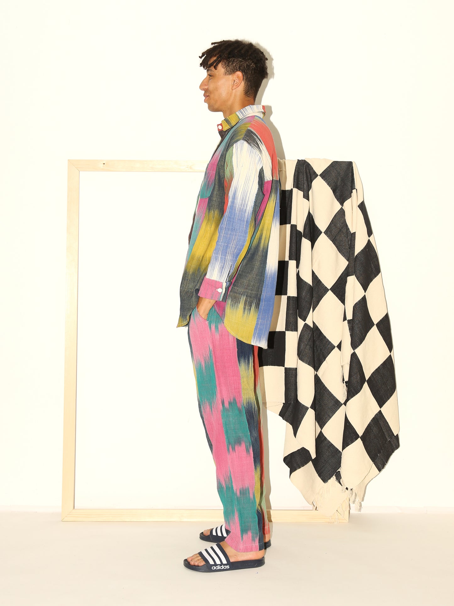 SORO Pants/ Rainbow Ikat