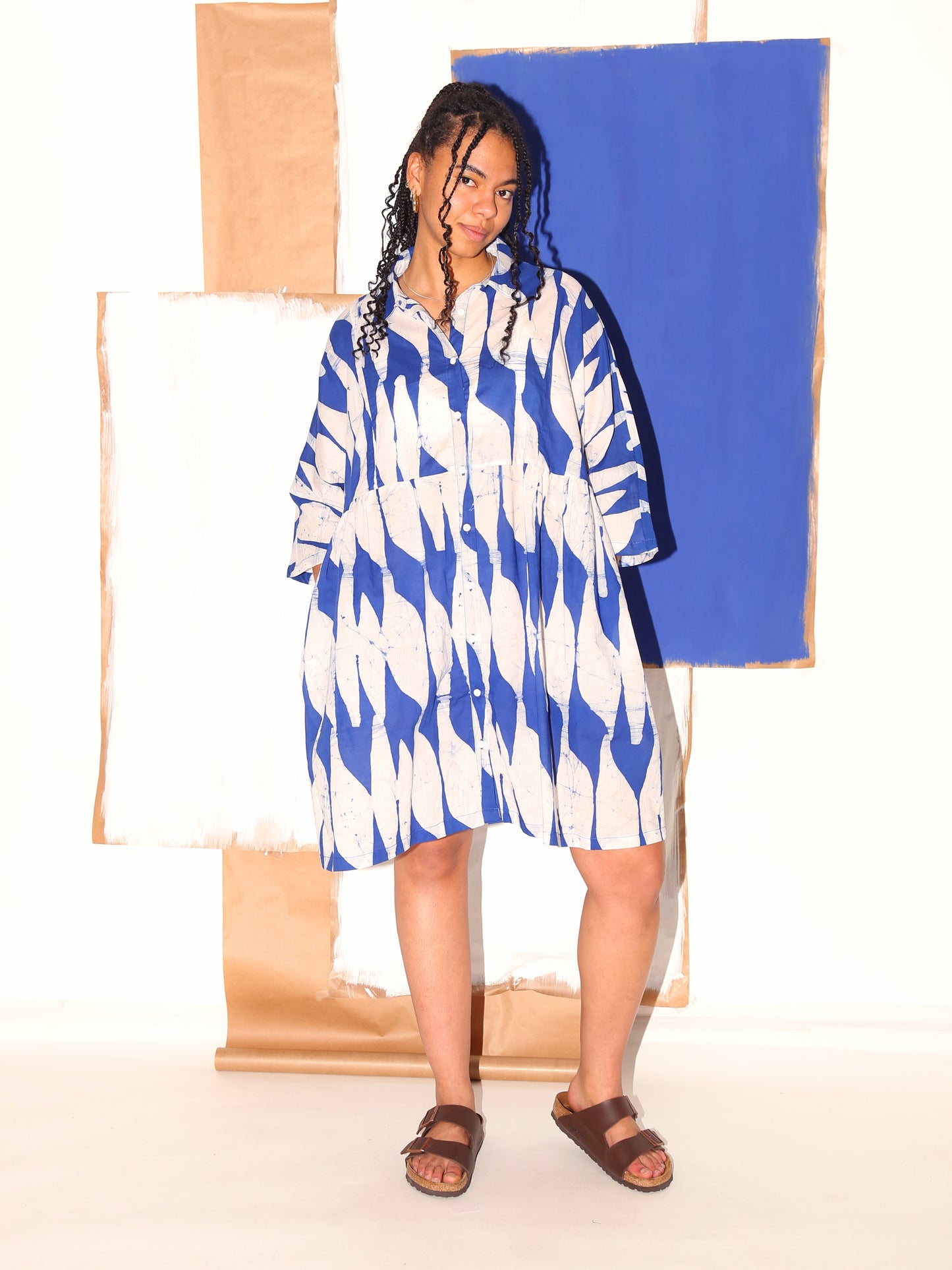 MARLI Dress / Blue Flags