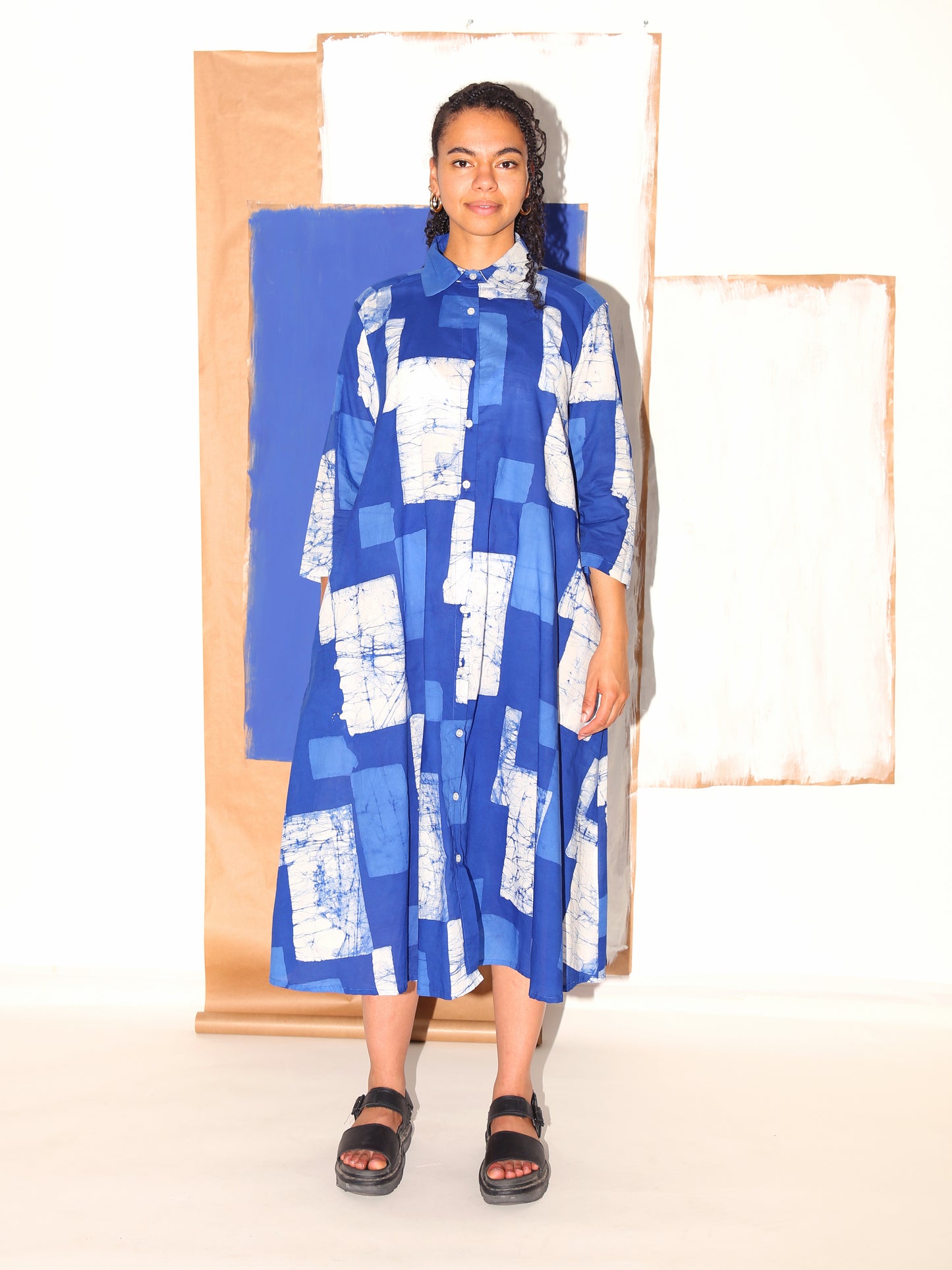SEYDOU Dress/ Terrain Blue