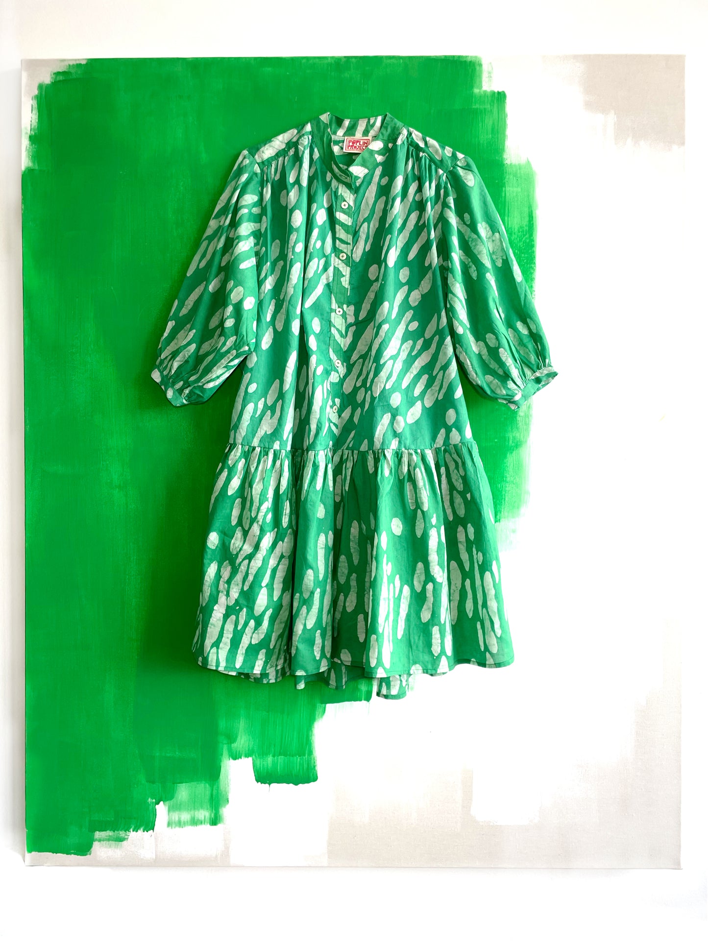 MAHA Dress / Green Shadows