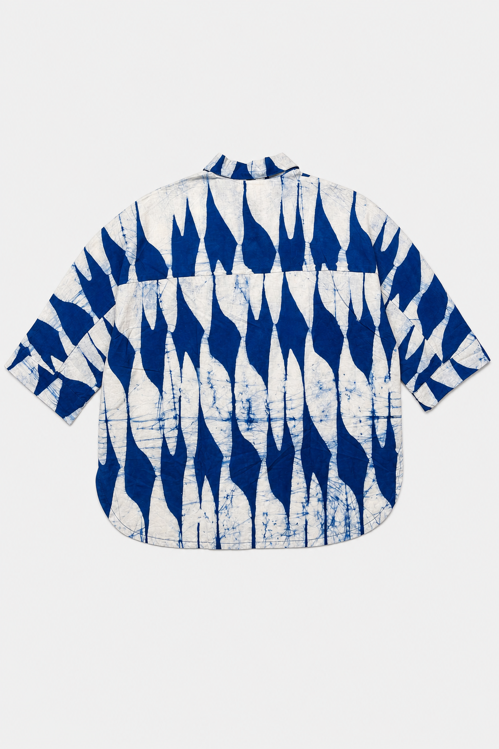 MAKEBA Shirt / Blue Flags