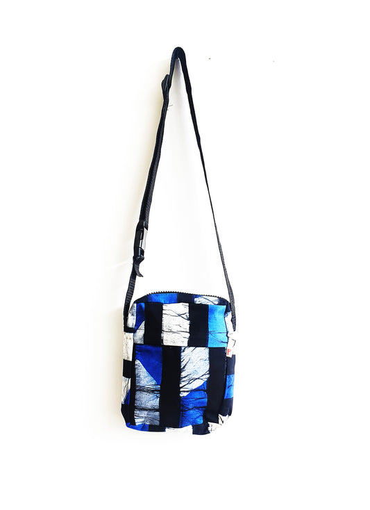 MATE Crossbody Bag/ Blue Kente