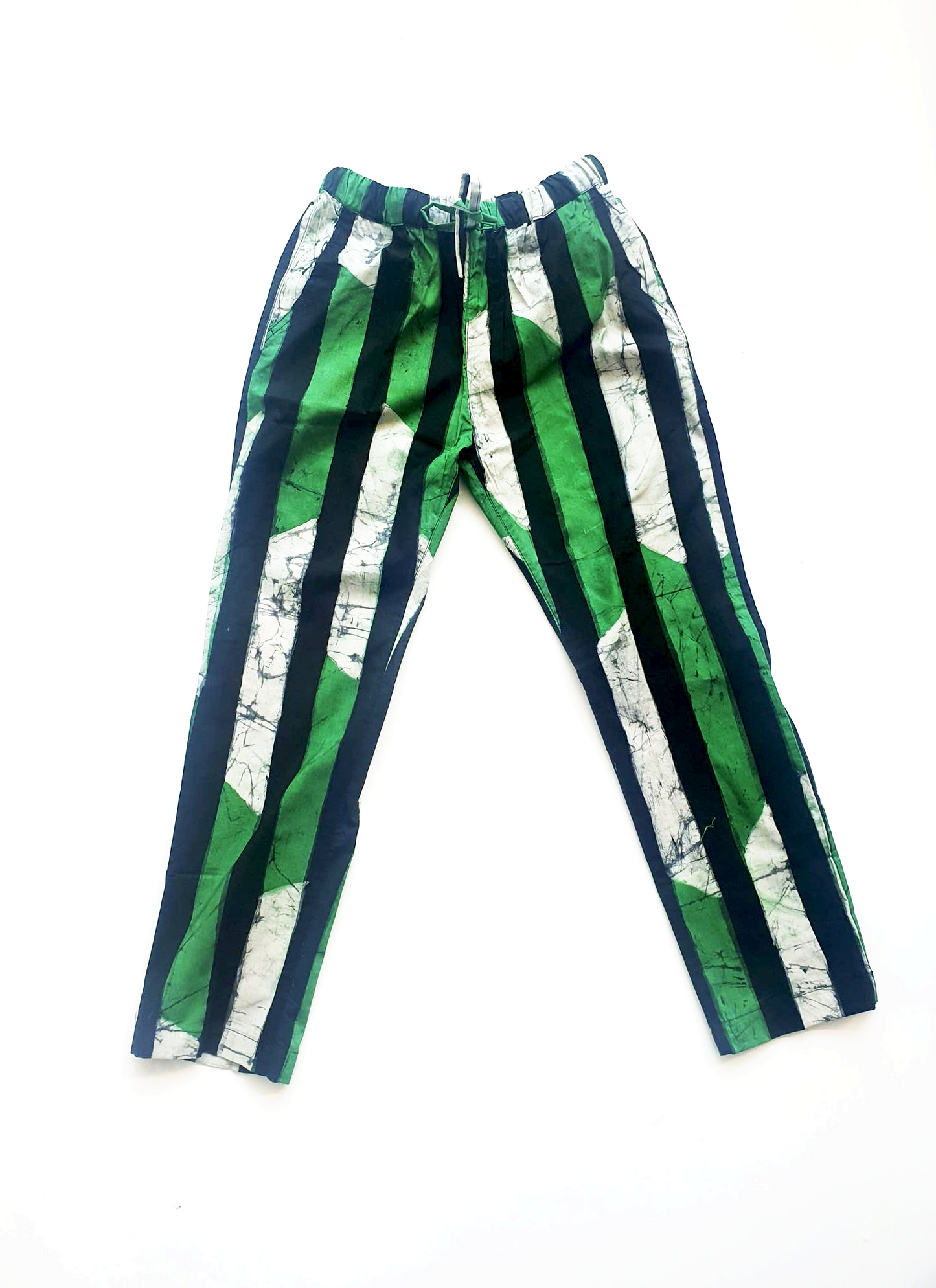 MOMO Pants / Green Kente