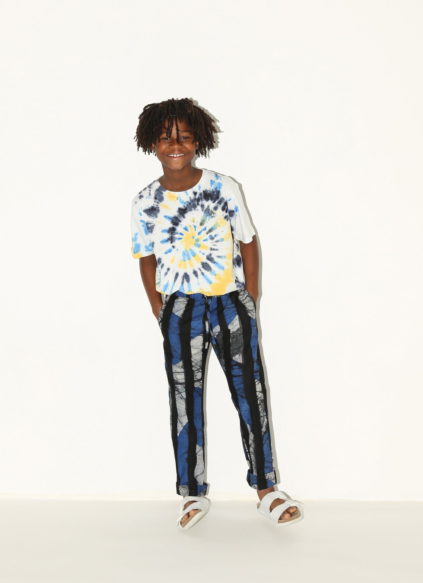 MOMO Pants / Blue Kente