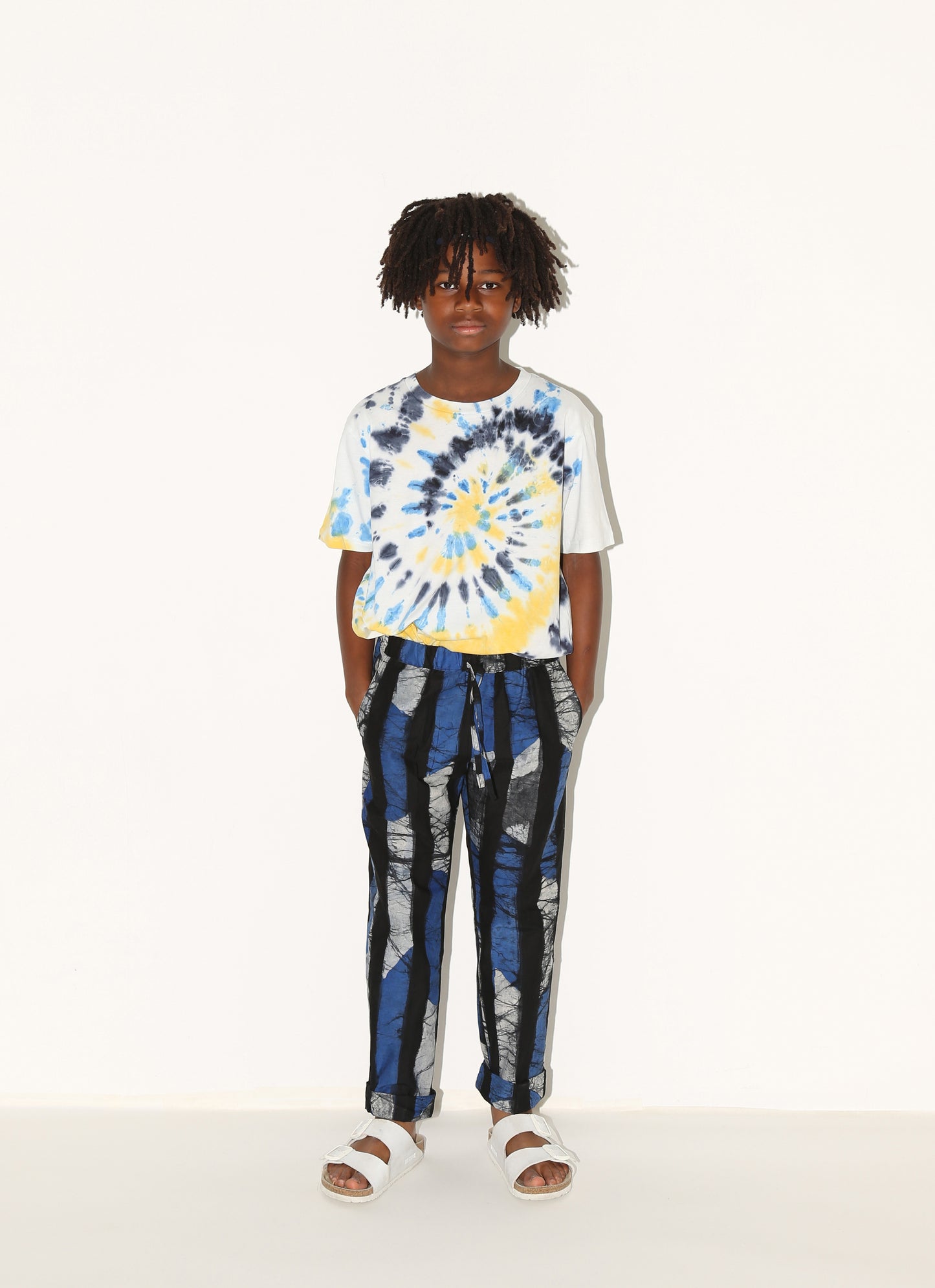 MOMO Pants / Blue Kente