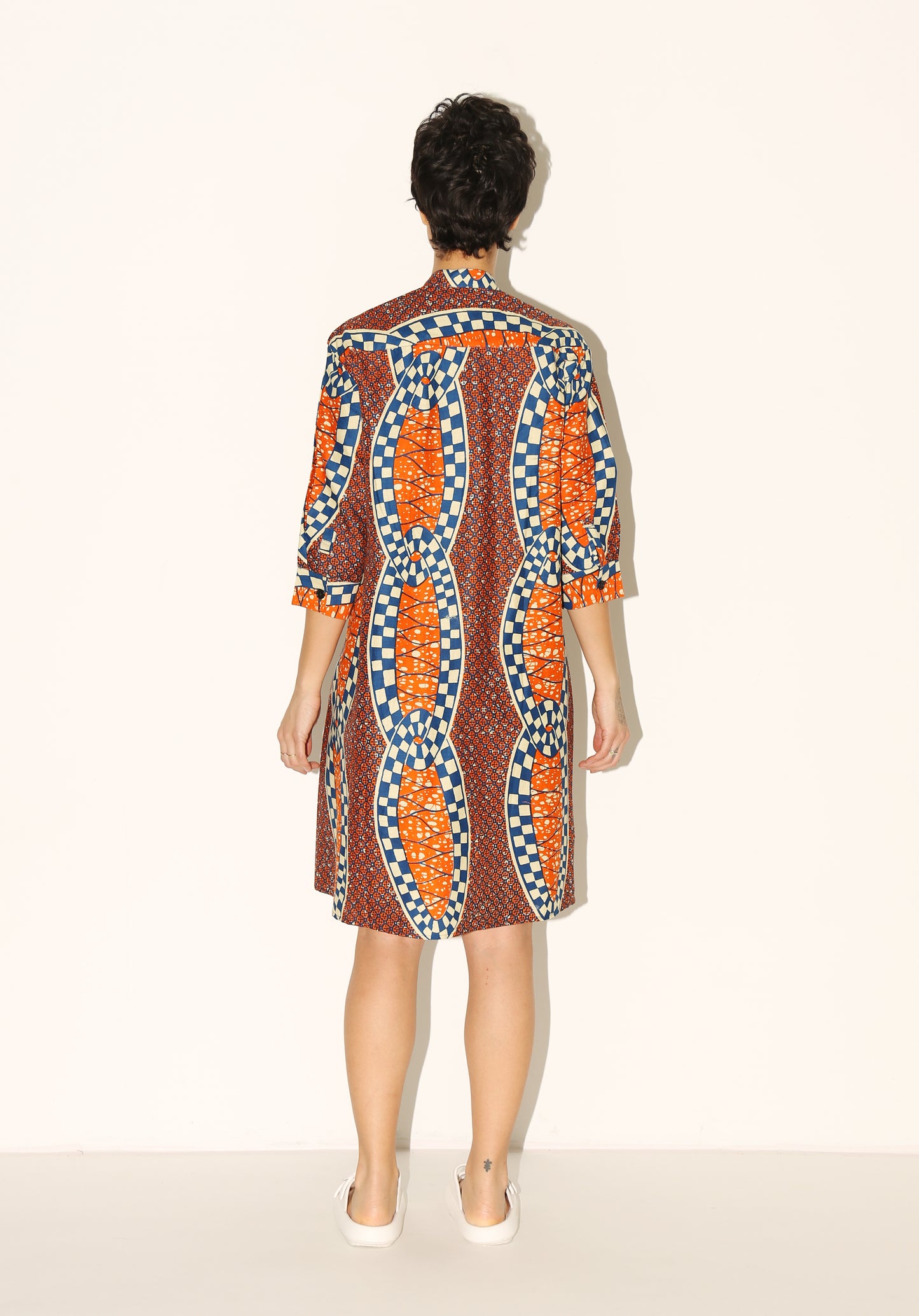 ZOLA Dress / Orange Chain
