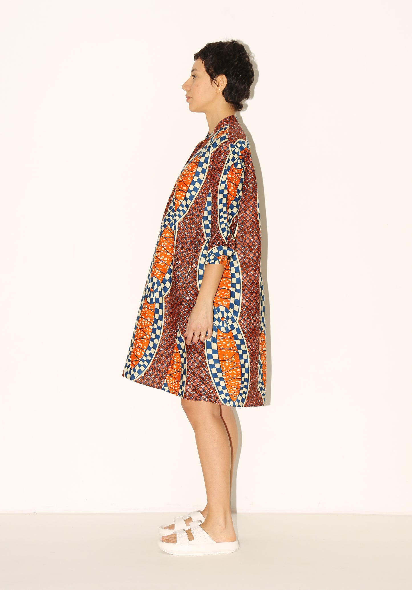 ZOLA Dress / Orange Chain