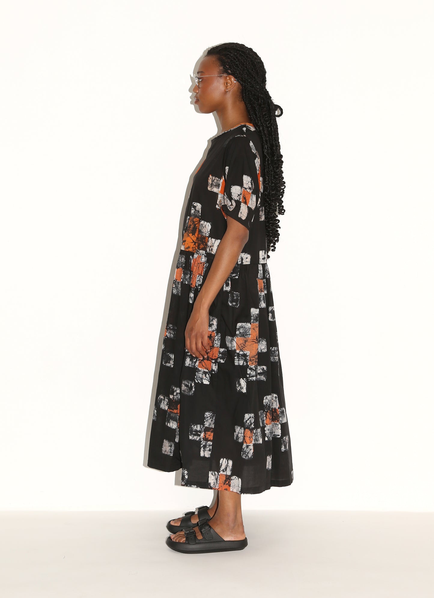 OYIBO Dress/ Black Quilt