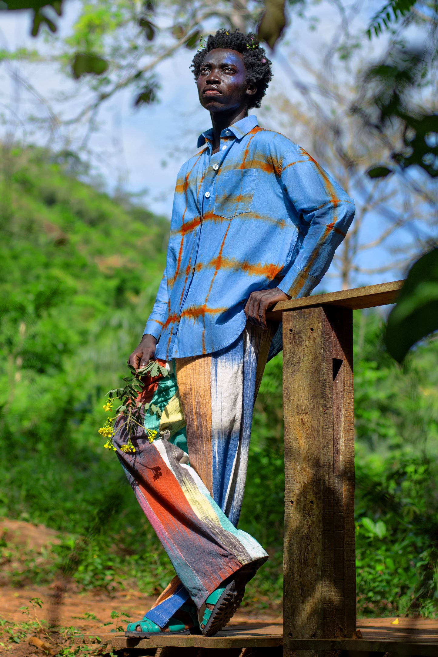 TAMALA Shirt/ Sky dye