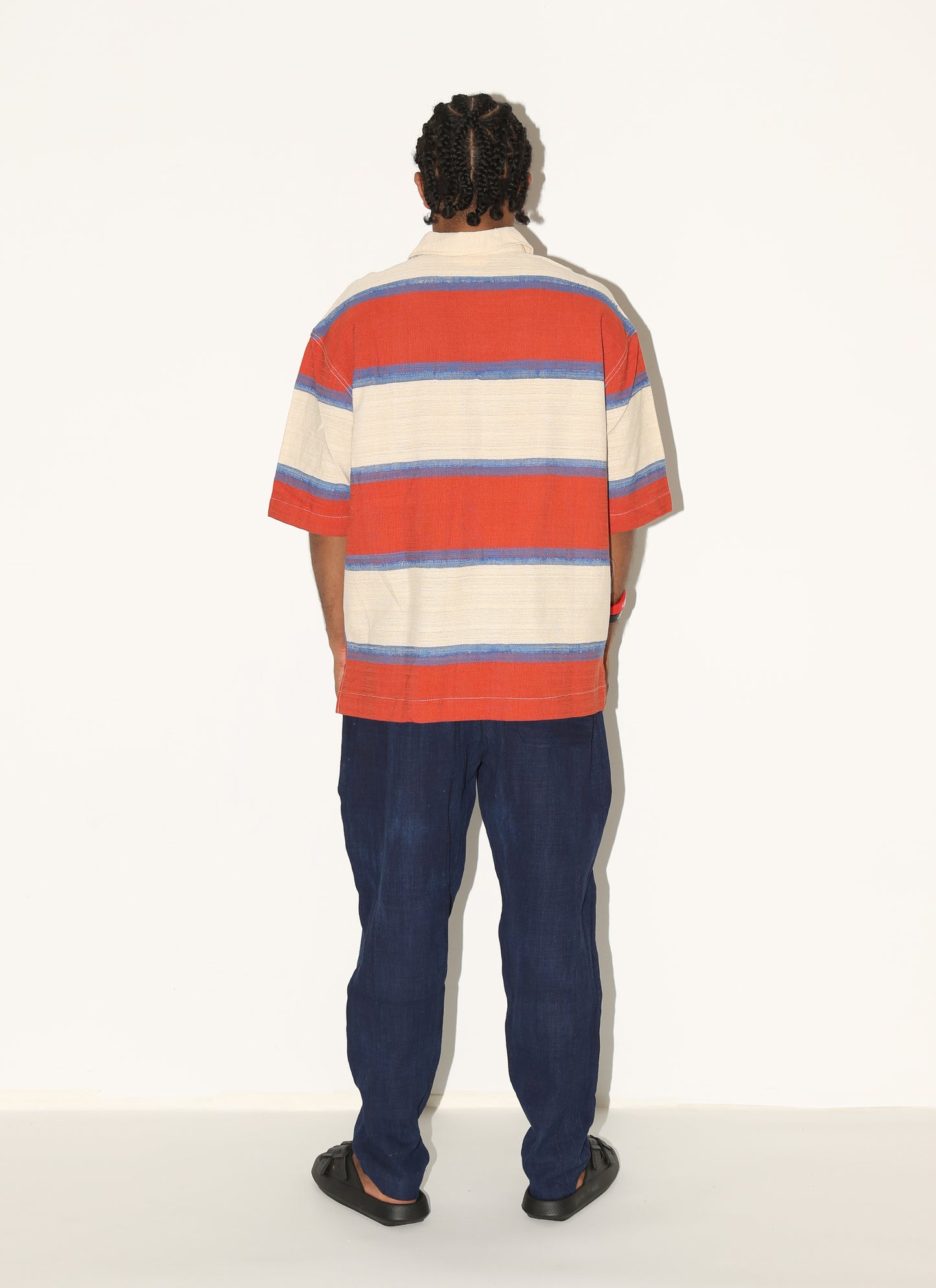 RAVI Rugby Shirt/  Red Stripes