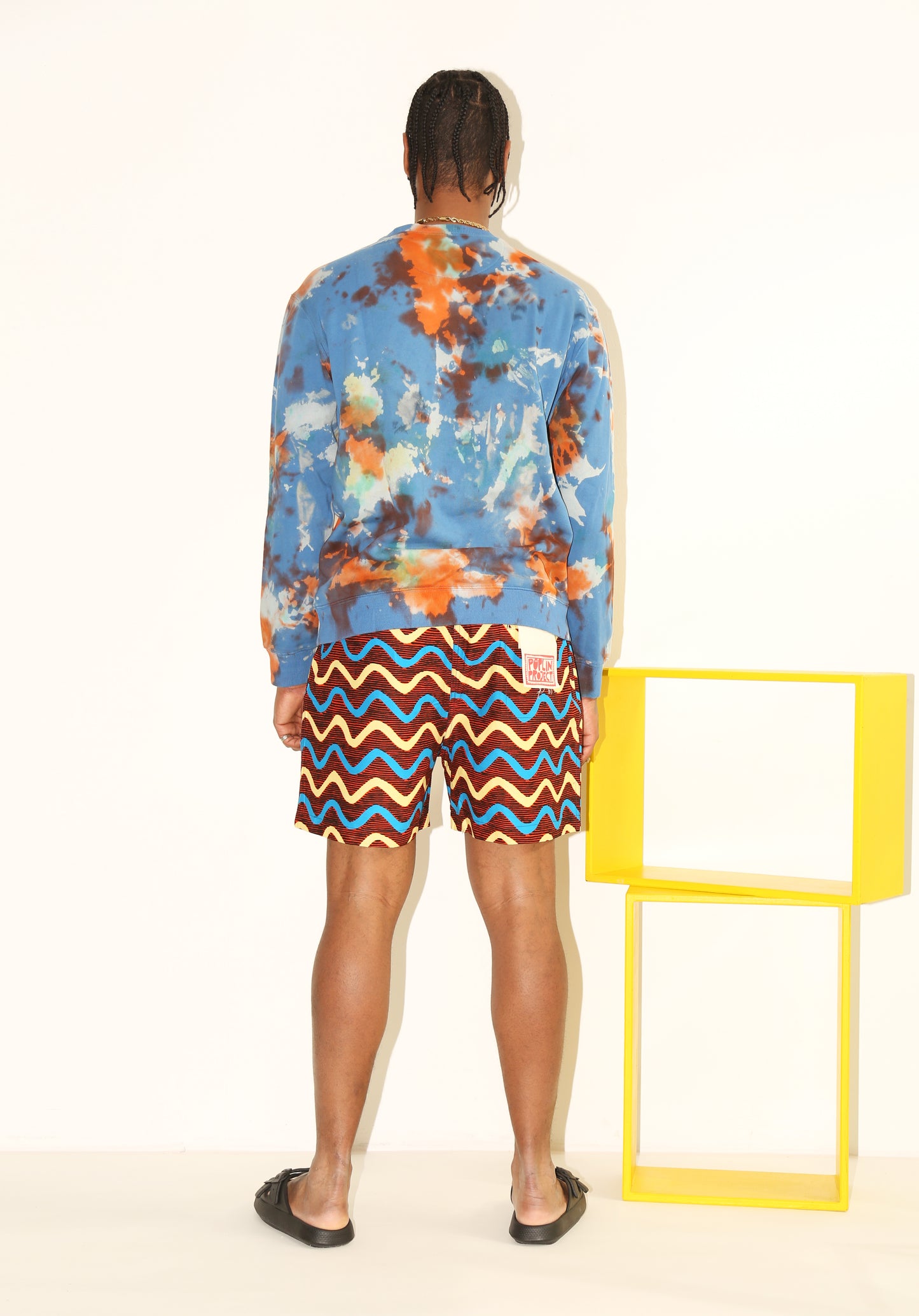 KWAME Shorts/ Red Waves