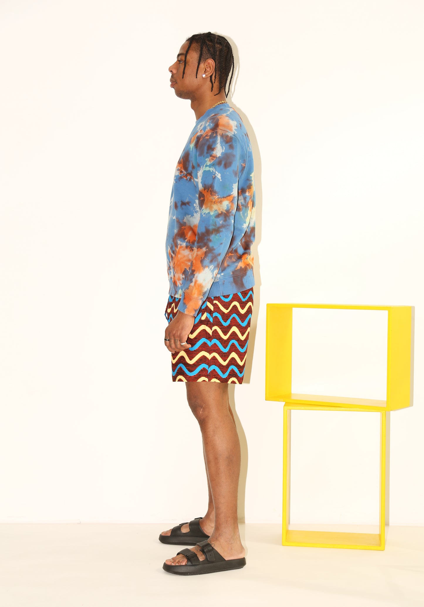 KWAME Shorts/ Red Waves