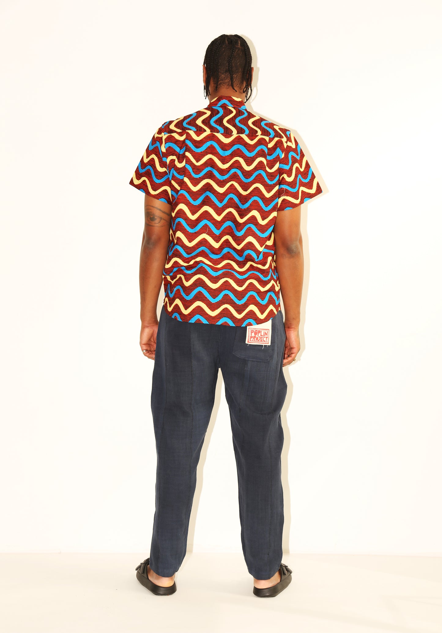 TAMBO Shirt / Red Waves