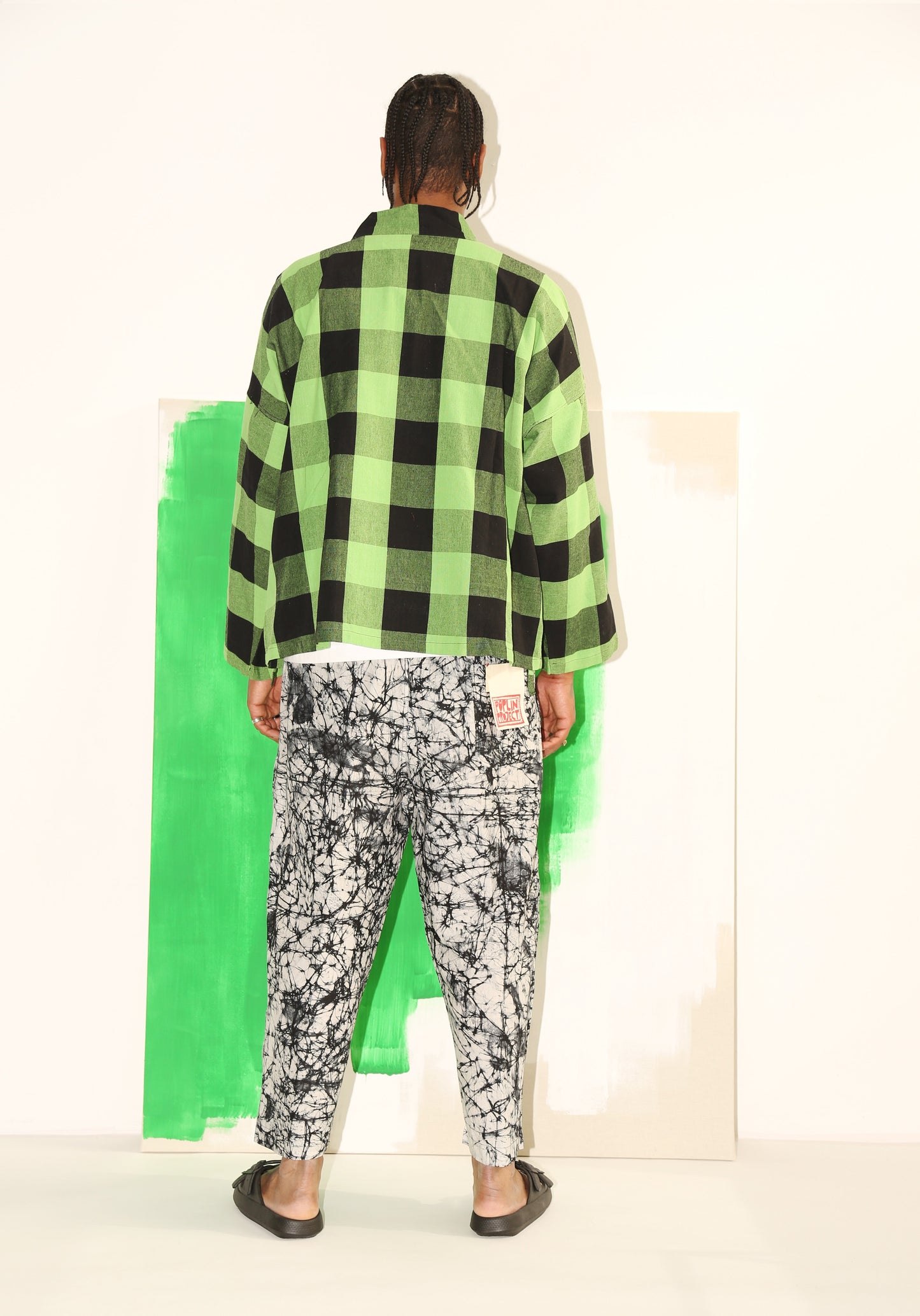 TONI Kimono Jacket/ Park Check