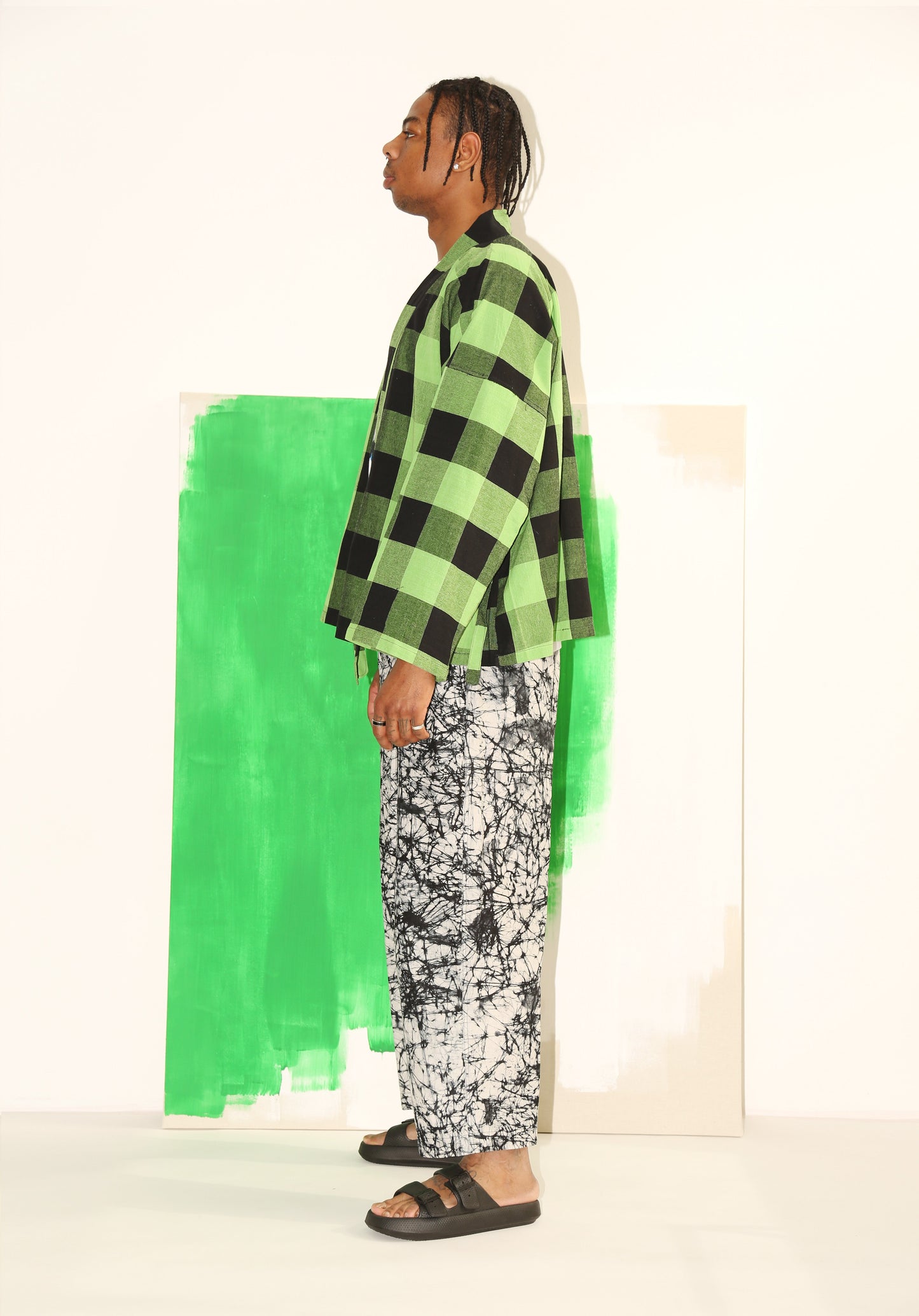 TONI Kimono Jacket/ Park Check