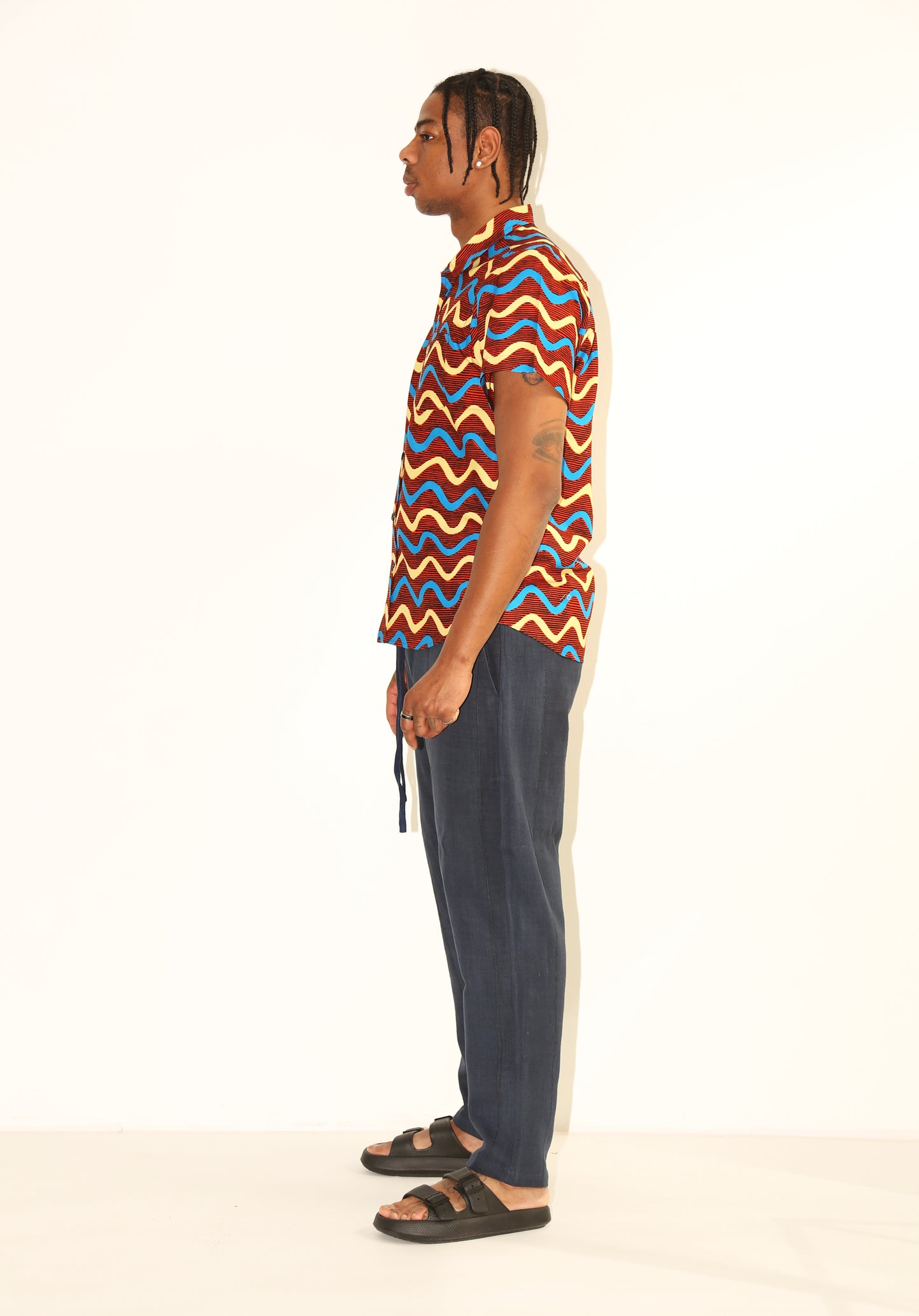 TAMBO Shirt / Red Waves