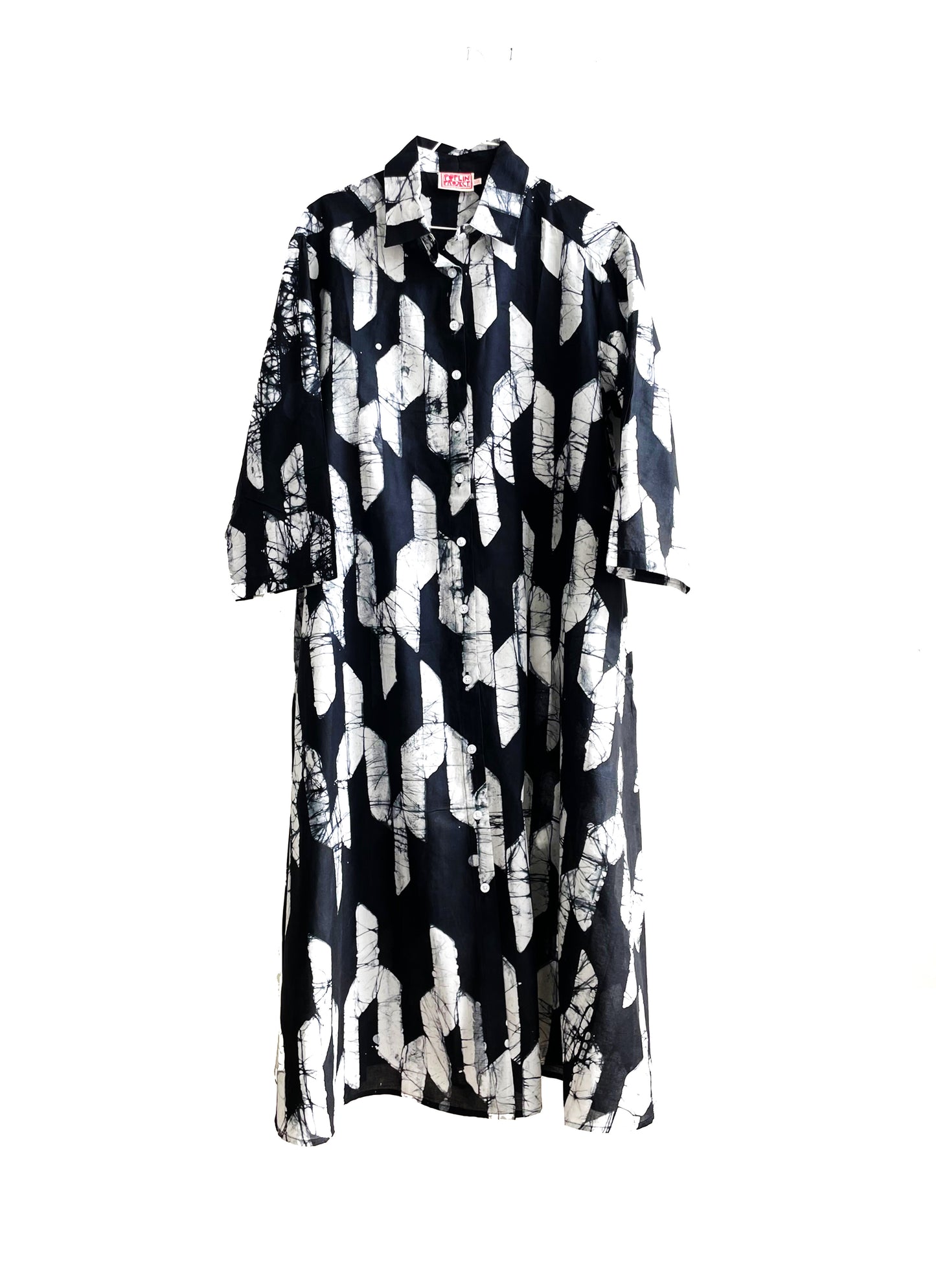 SEYDOU Dress/ Black Chevron